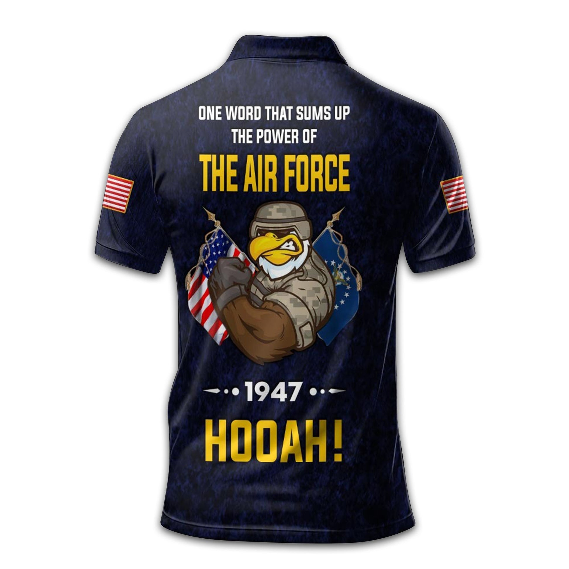 USAF Custom Polo Shirt VPVC213904, Gifts For Air Force Veteran, Best Gifts On Father's Day, Armed Forces Day, Independence Day, Veterans Day.