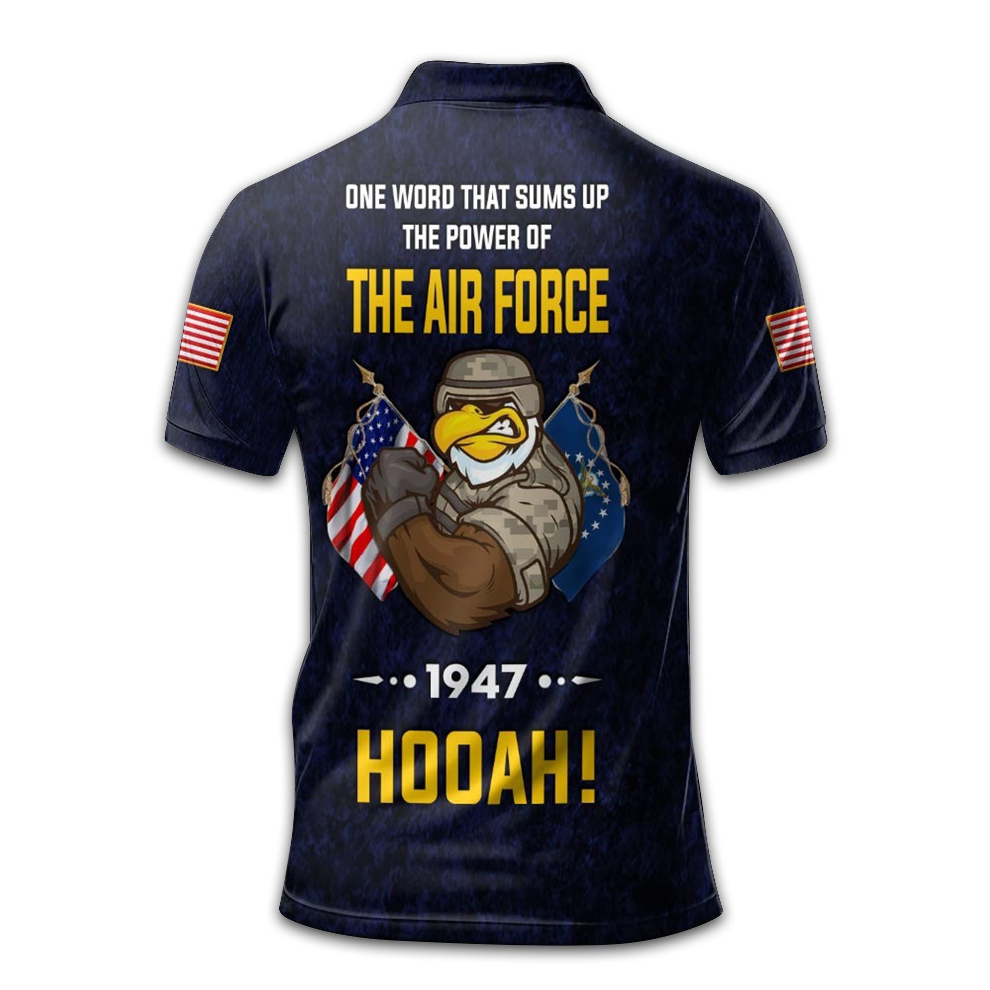 USAF Custom Polo Shirt VPVC213904, Gifts For Air Force Veteran, Best Gifts On Father's Day, Armed Forces Day, Independence Day, Veterans Day.
