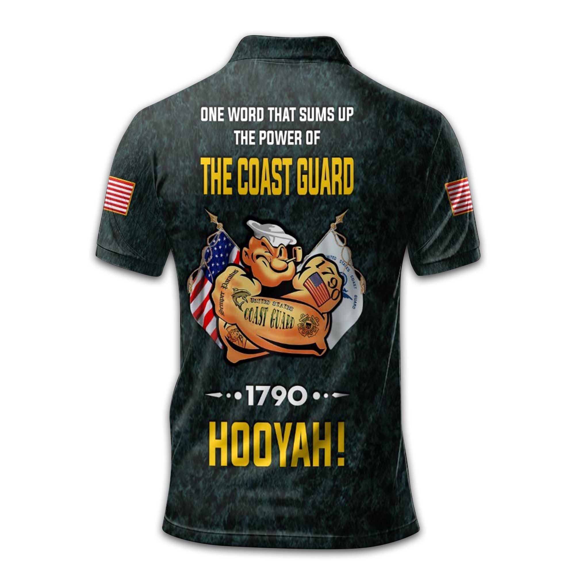 USCG Custom Polo Shirt VPVC213905, Gifts For Coast Guard Veteran, Best Gifts On Father's Day, Armed Forces Day, Independence Day, Veterans Day.
