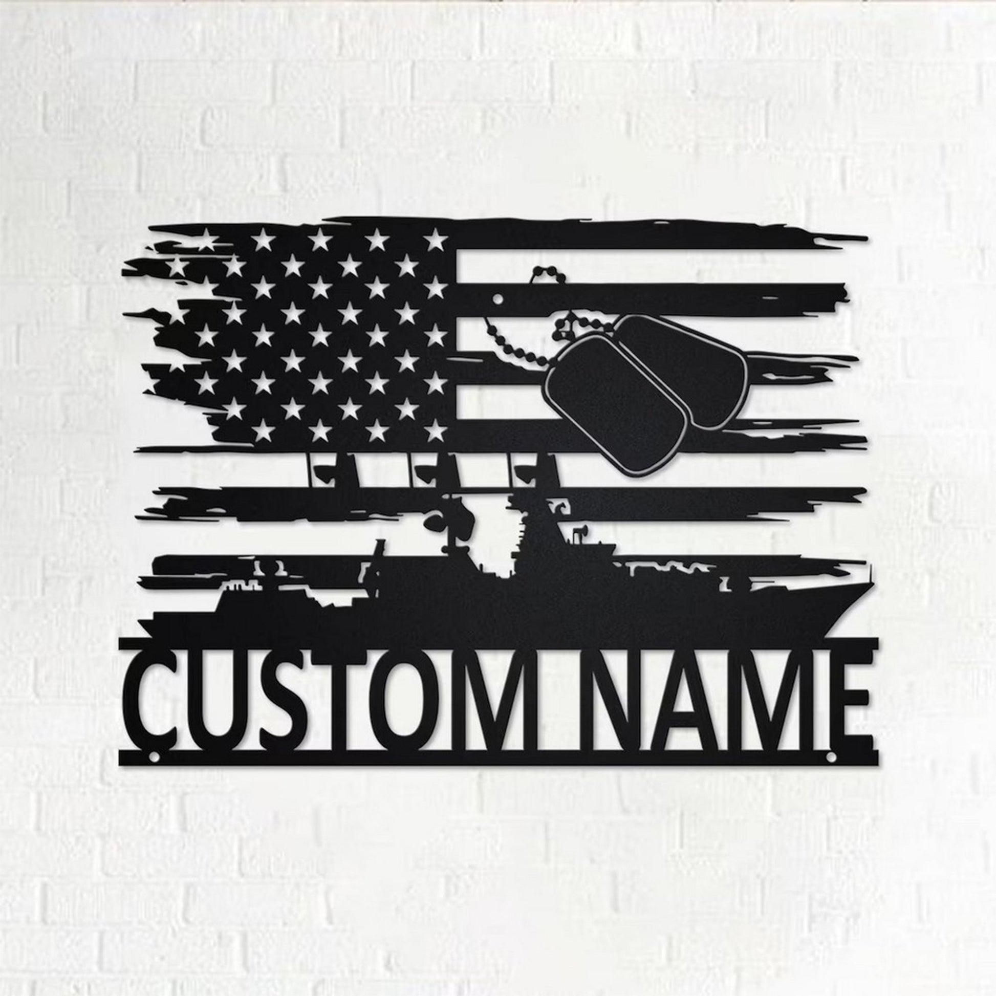 Premium Custom US Veteran Metal Signs VPVC901007, Gift For US Veteran, Home Decor Veterans Day Gift, Gifts For Dad, For Husband, Best Gifts On Father's Day, Armed Forces Day, Independence Day