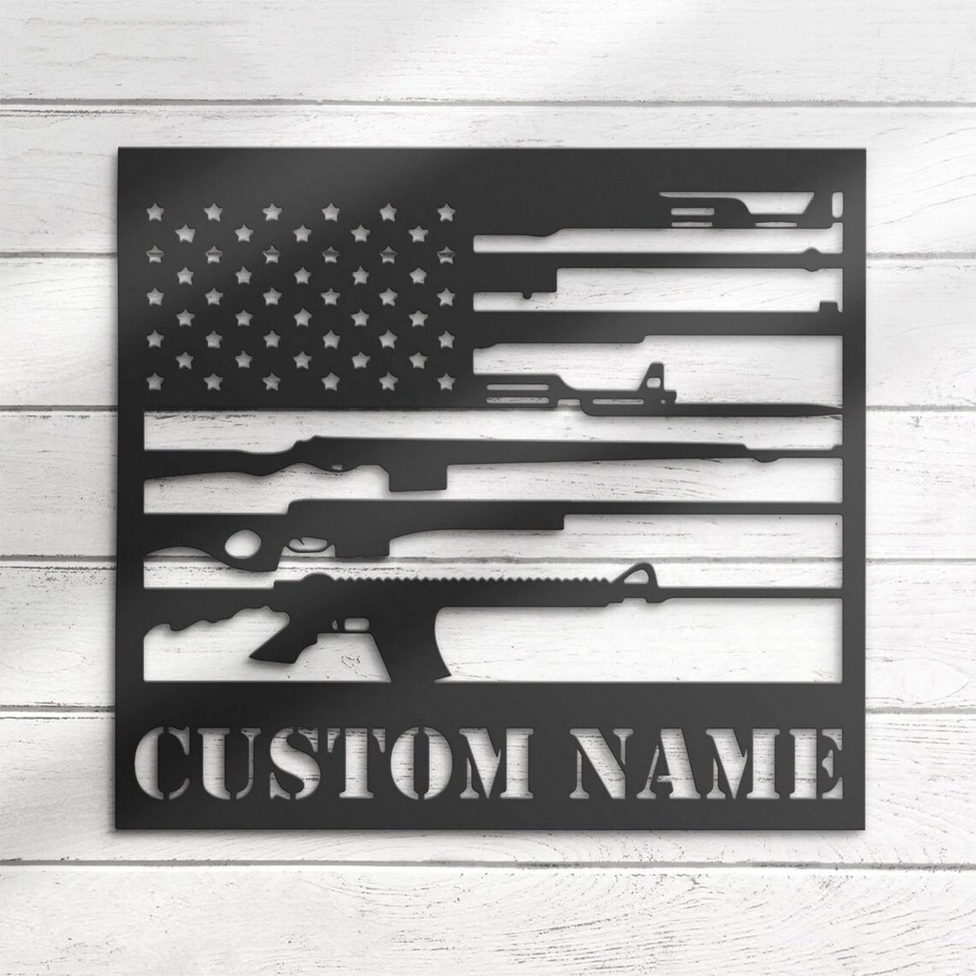 Premium Custom US Veteran Metal Signs VPVC901013, Gifts For US Veteran