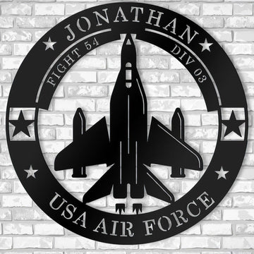 Premium Custom USAF Metal Signs VPVC901016, Gifts For Air Force Veteran, Best Gifts On Father's Day, Armed Forces Day, Independence Day