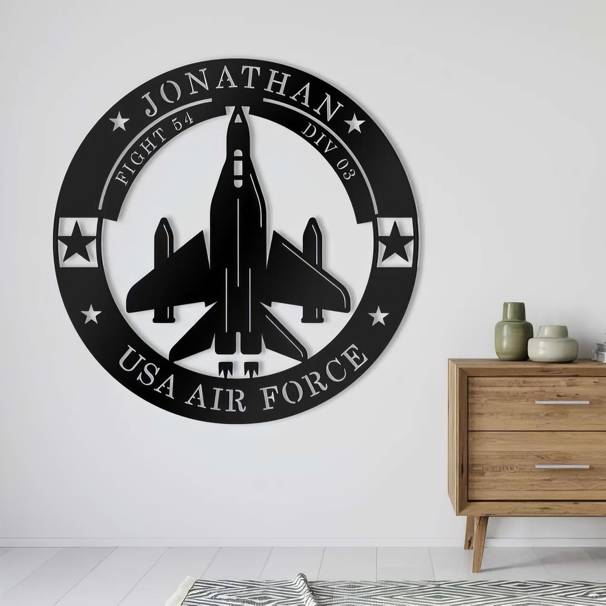 Premium Custom USAF Metal Signs VPVC901016, Gifts For Air Force Veteran, Best Gifts On Father's Day, Armed Forces Day, Independence Day