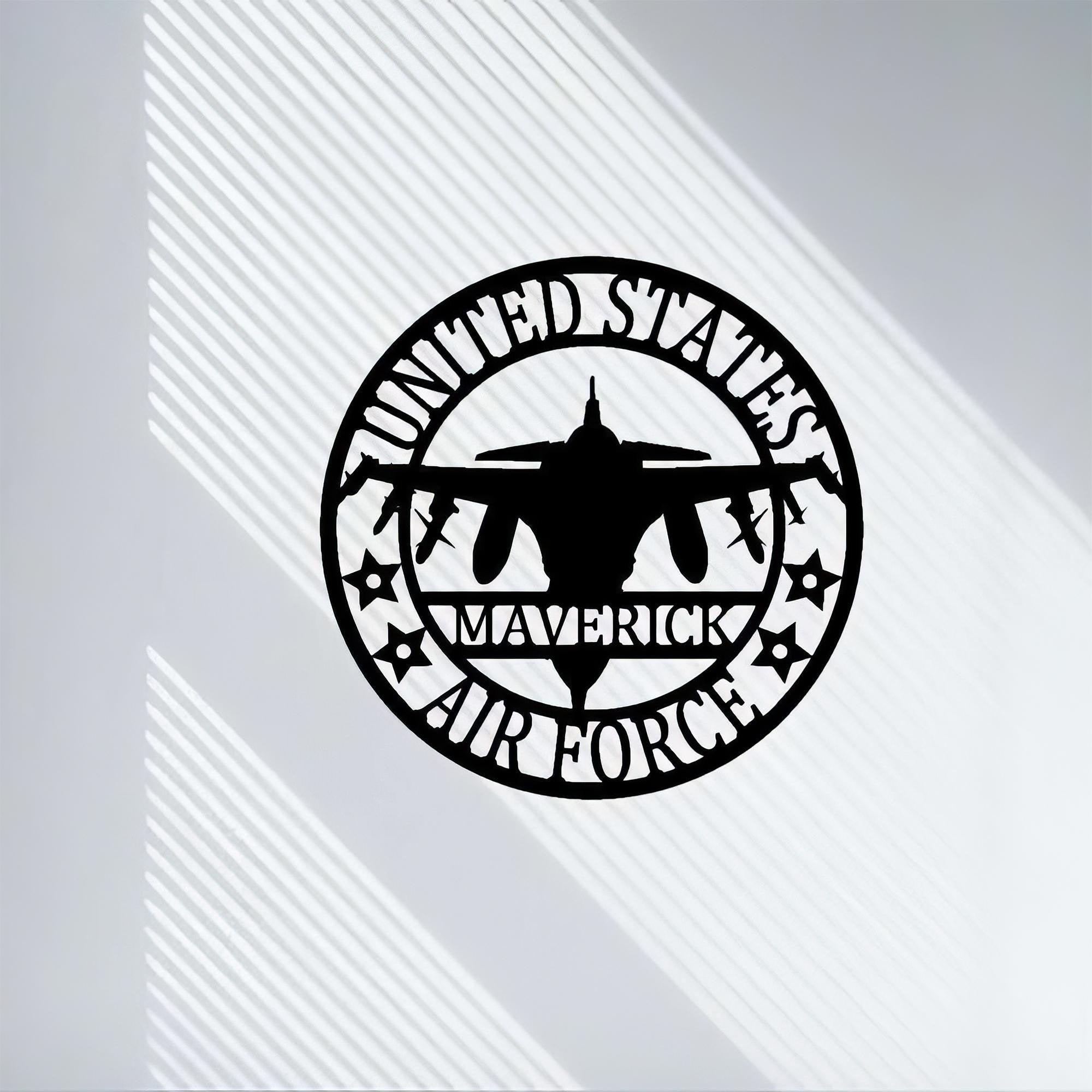 Premium Custom USAF Veteran Metal Signs VPVC901018, Gifts For Air Force Veteran, Best Gifts On Father's Day, Armed Forces Day, Independence Day