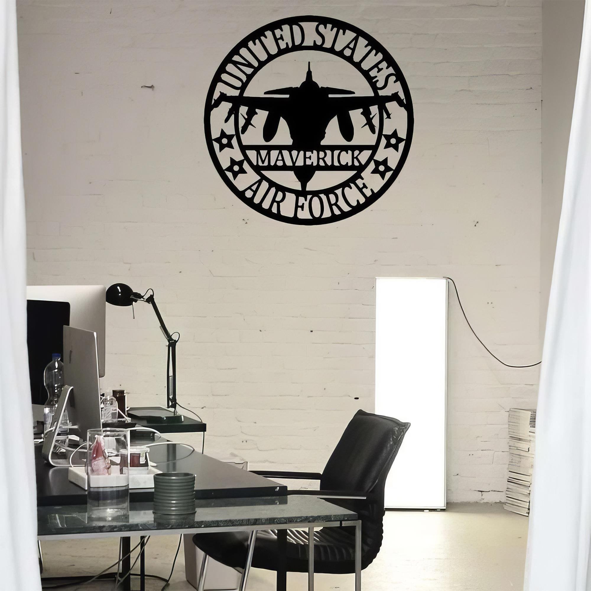 Premium Custom USAF Veteran Metal Signs VPVC901018, Gifts For Air Force Veteran, Best Gifts On Father's Day, Armed Forces Day, Independence Day