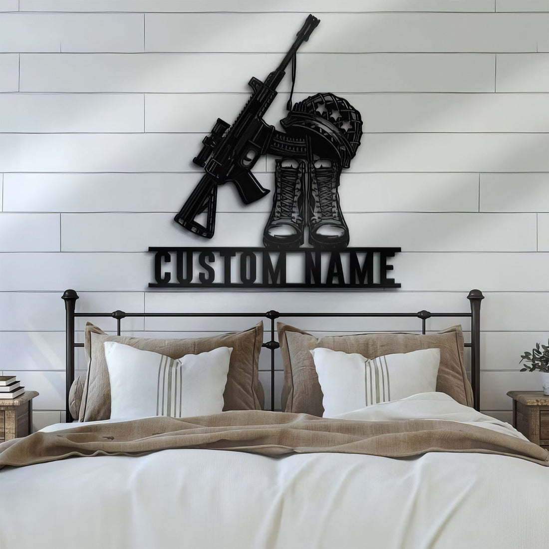 Premium Custom US Veteran Metal Signs VPVC901037, Gifts For US Veteran, Anchor Navy Metal Signs, Patriotic Decor Gifts