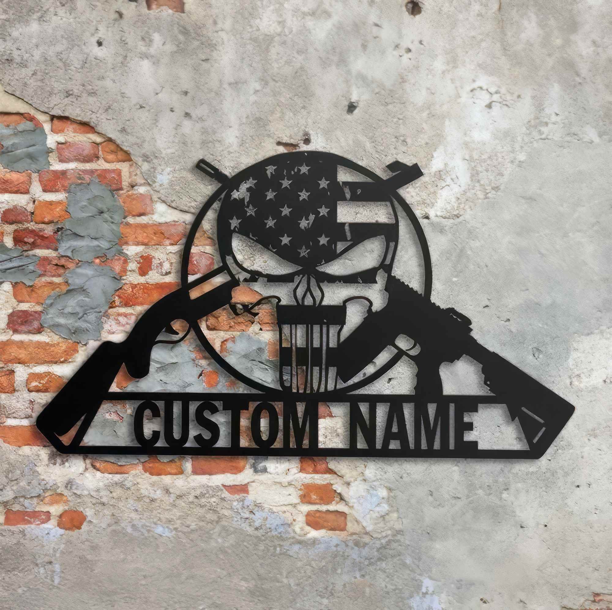 Premium Custom US Veteran Metal Signs VPVC901040, Gifts For US Veteran, Patriotic Decor Custom Metal Sign