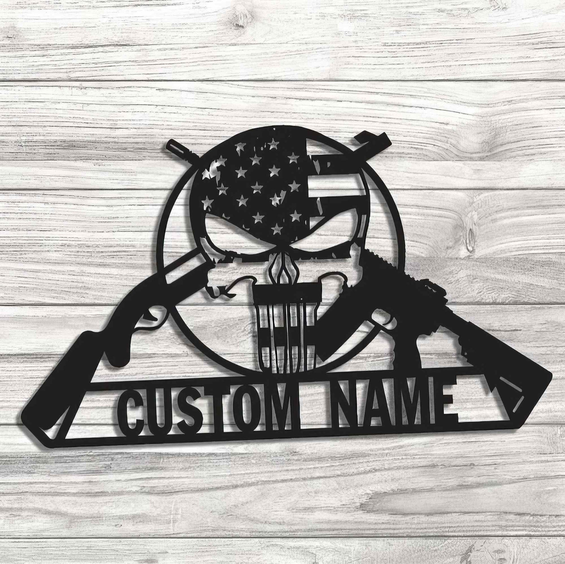 Premium Custom US Veteran Metal Signs VPVC901040, Gifts For US Veteran, Patriotic Decor Custom Metal Sign