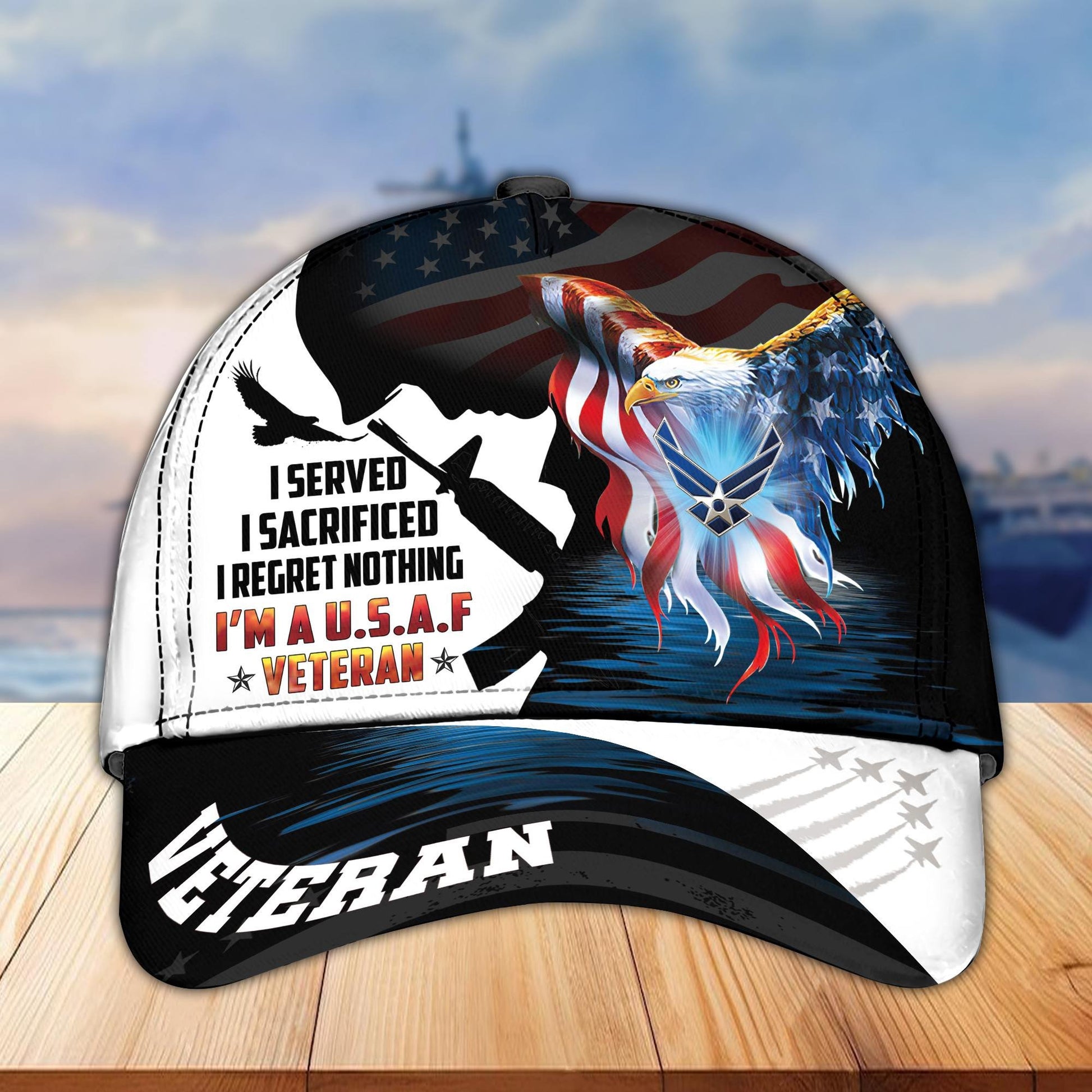 Premium US Veterans Cap BPVC140301, Gifts For US Veterans, Best Gifts On Father's Day, Armed Forces Day, Independence Day, Veterans Day.