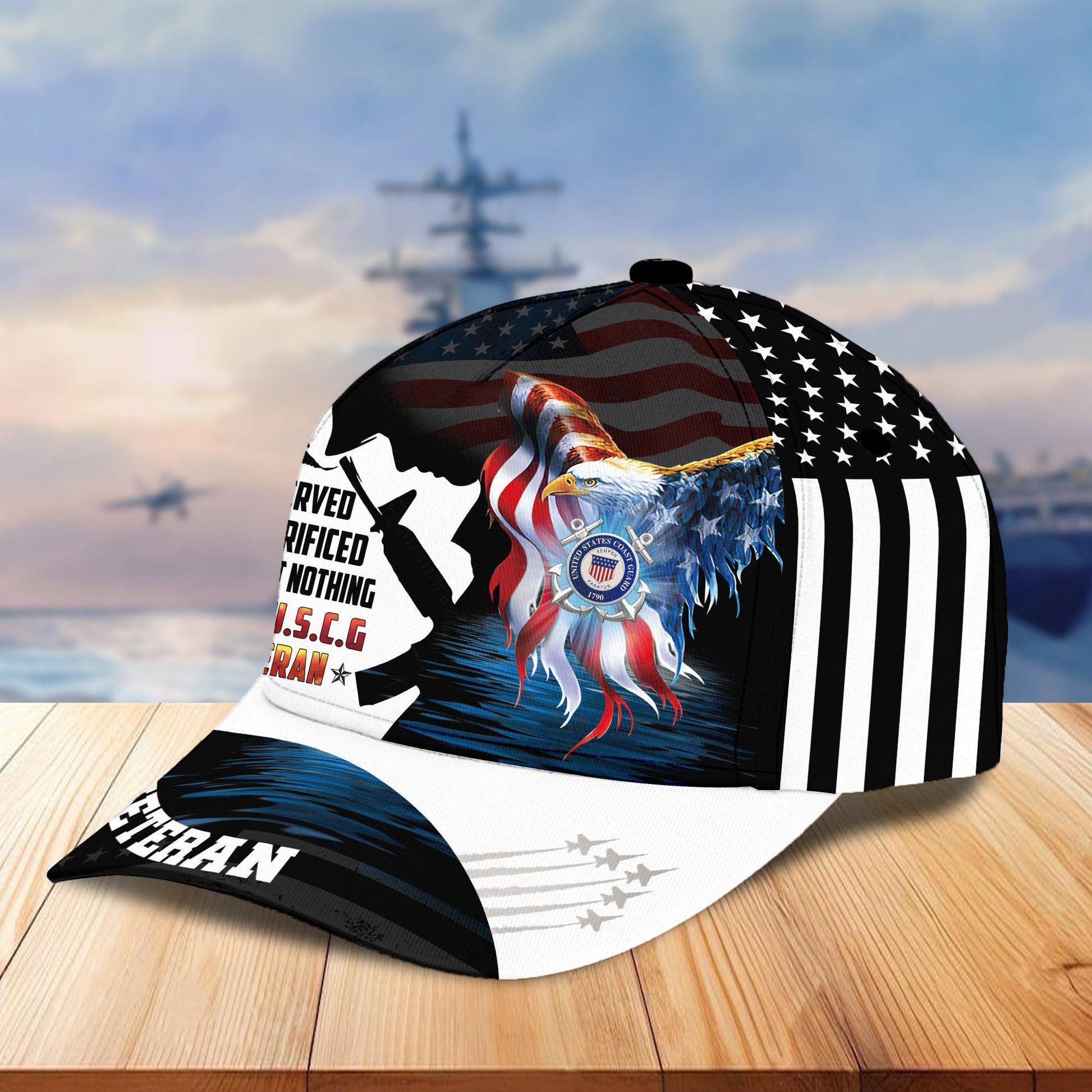 Premium US Veterans Cap BPVC140301, Gifts For US Veterans, Best Gifts On Father's Day, Armed Forces Day, Independence Day, Veterans Day.