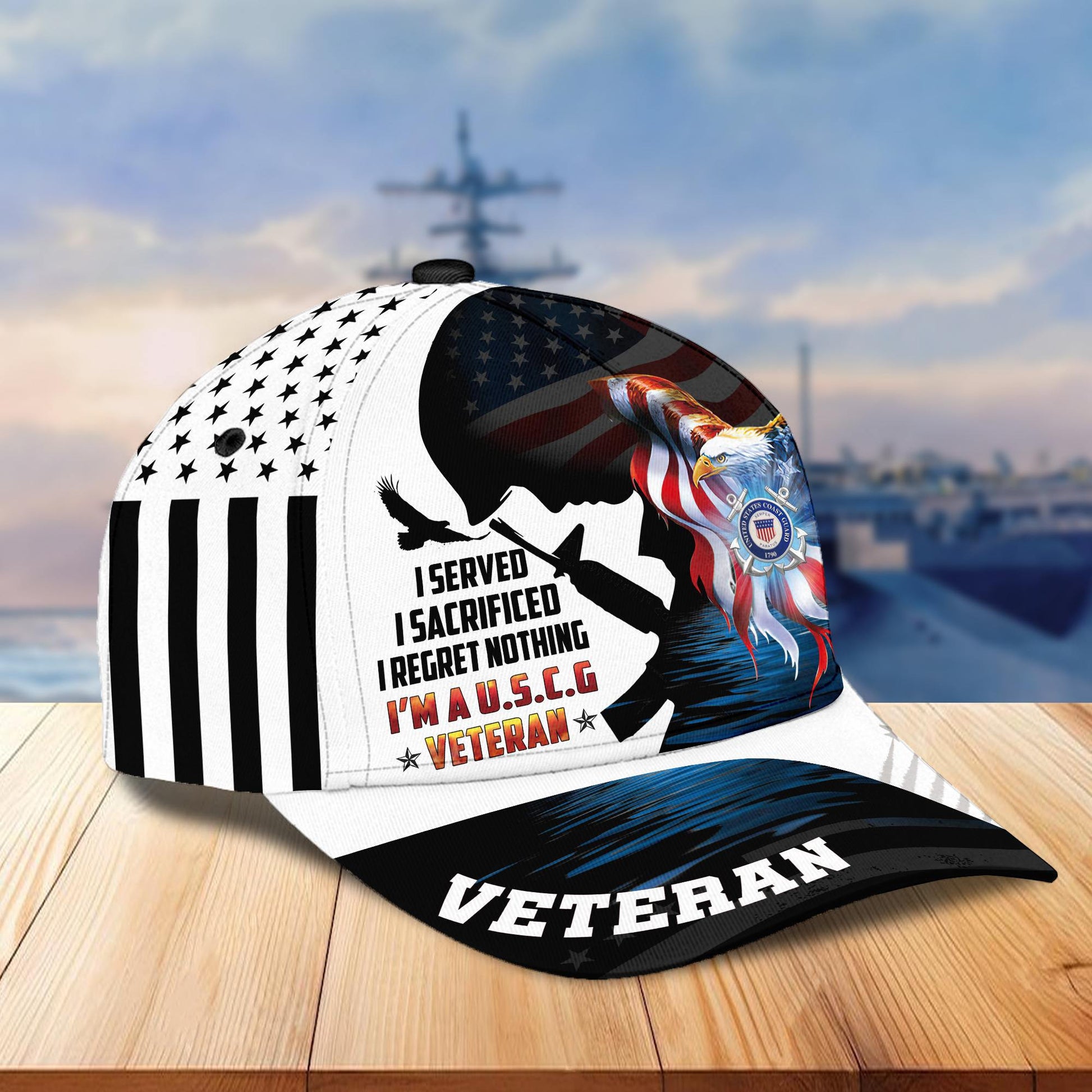 Premium US Veterans Cap BPVC140301, Gifts For US Veterans, Best Gifts On Father's Day, Armed Forces Day, Independence Day, Veterans Day.