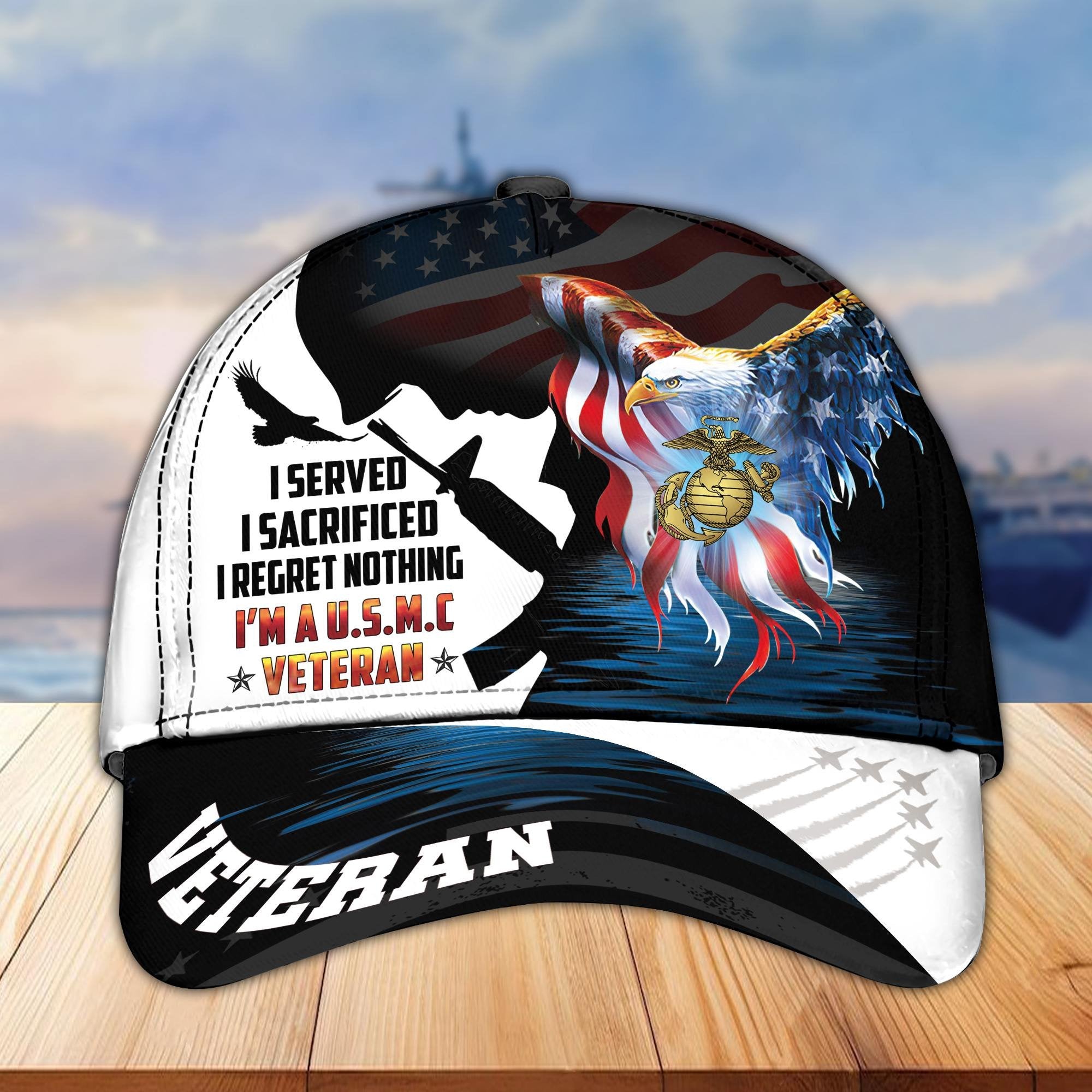 Premium US Veterans Cap BPVC140301, Gifts For US Veterans, Best Gifts On Father's Day, Armed Forces Day, Independence Day, Veterans Day.