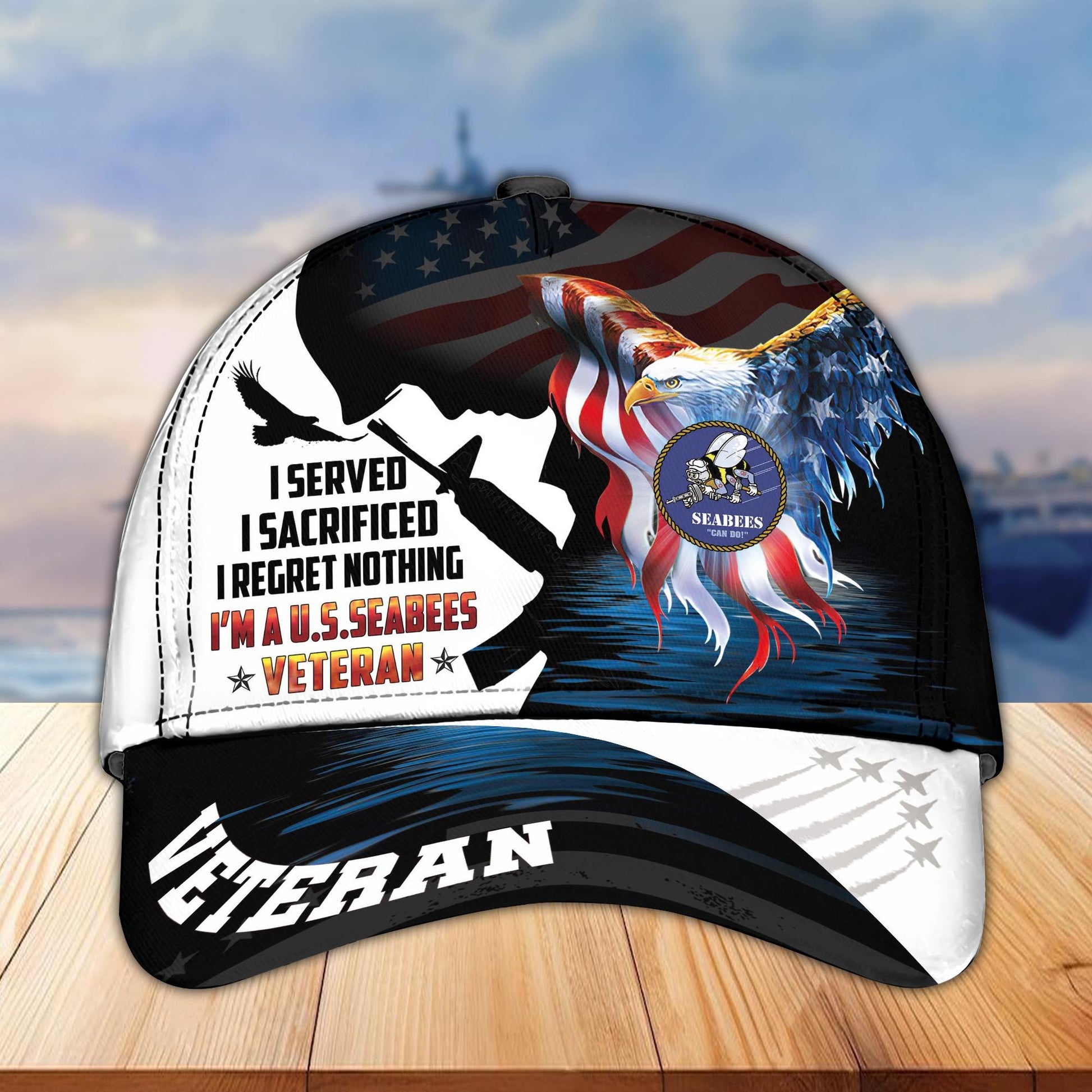 Premium US Veterans Cap BPVC140301, Gifts For US Veterans, Best Gifts On Father's Day, Armed Forces Day, Independence Day, Veterans Day.