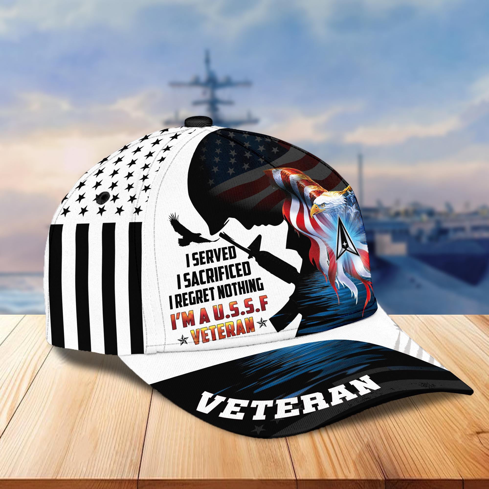 Premium US Veterans Cap BPVC140301, Gifts For US Veterans, Best Gifts On Father's Day, Armed Forces Day, Independence Day, Veterans Day.