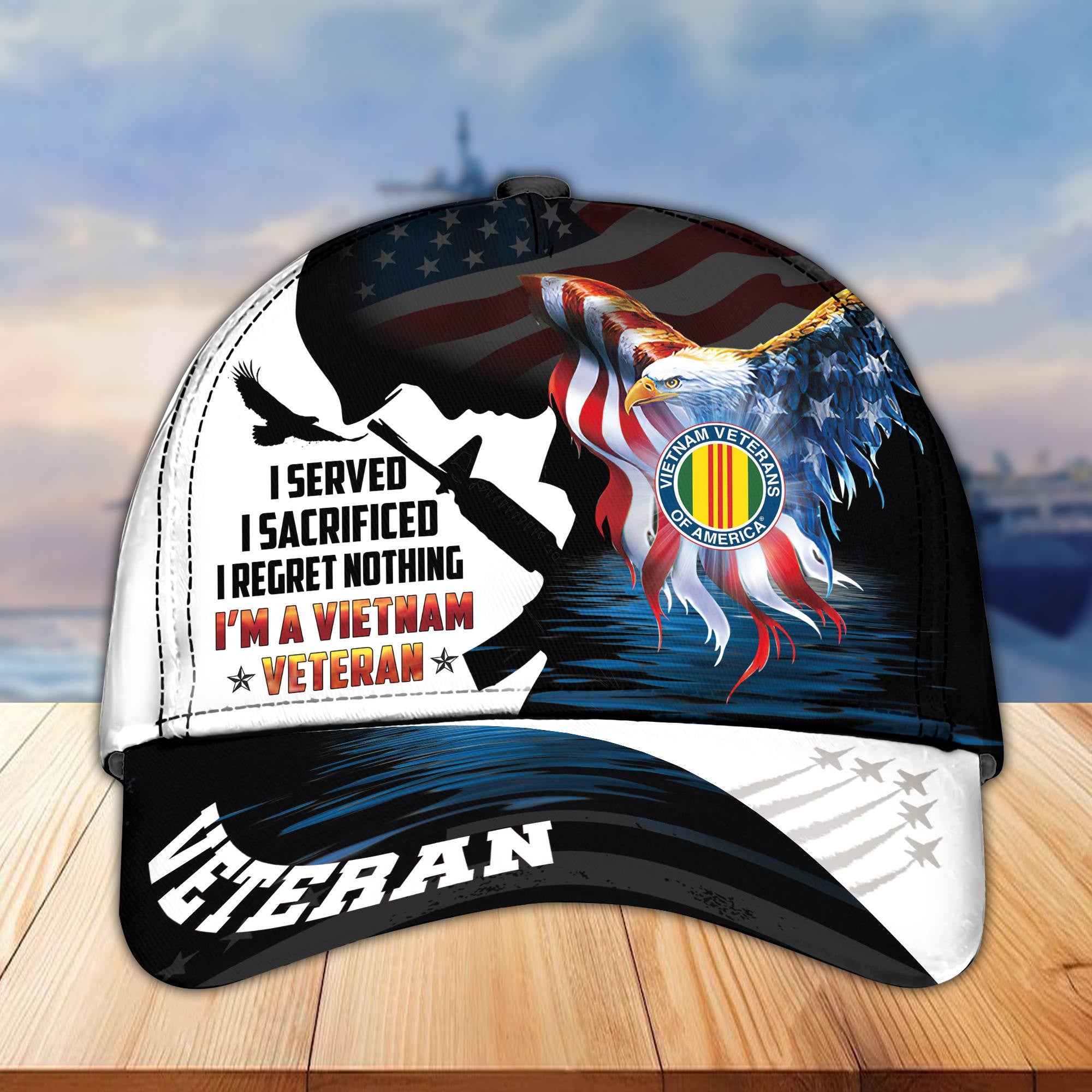 Premium US Veterans Cap BPVC140301, Gifts For US Veterans, Best Gifts On Father's Day, Armed Forces Day, Independence Day, Veterans Day.
