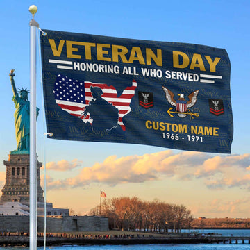 Premium Custom US Navy Grommet Flag VPVC105602, Gifts For Navy Veteran, Gifts For Dad, For Husband, Best Gifts On Father's Day, Armed Forces Day, Independence Day, Veterans Day.
