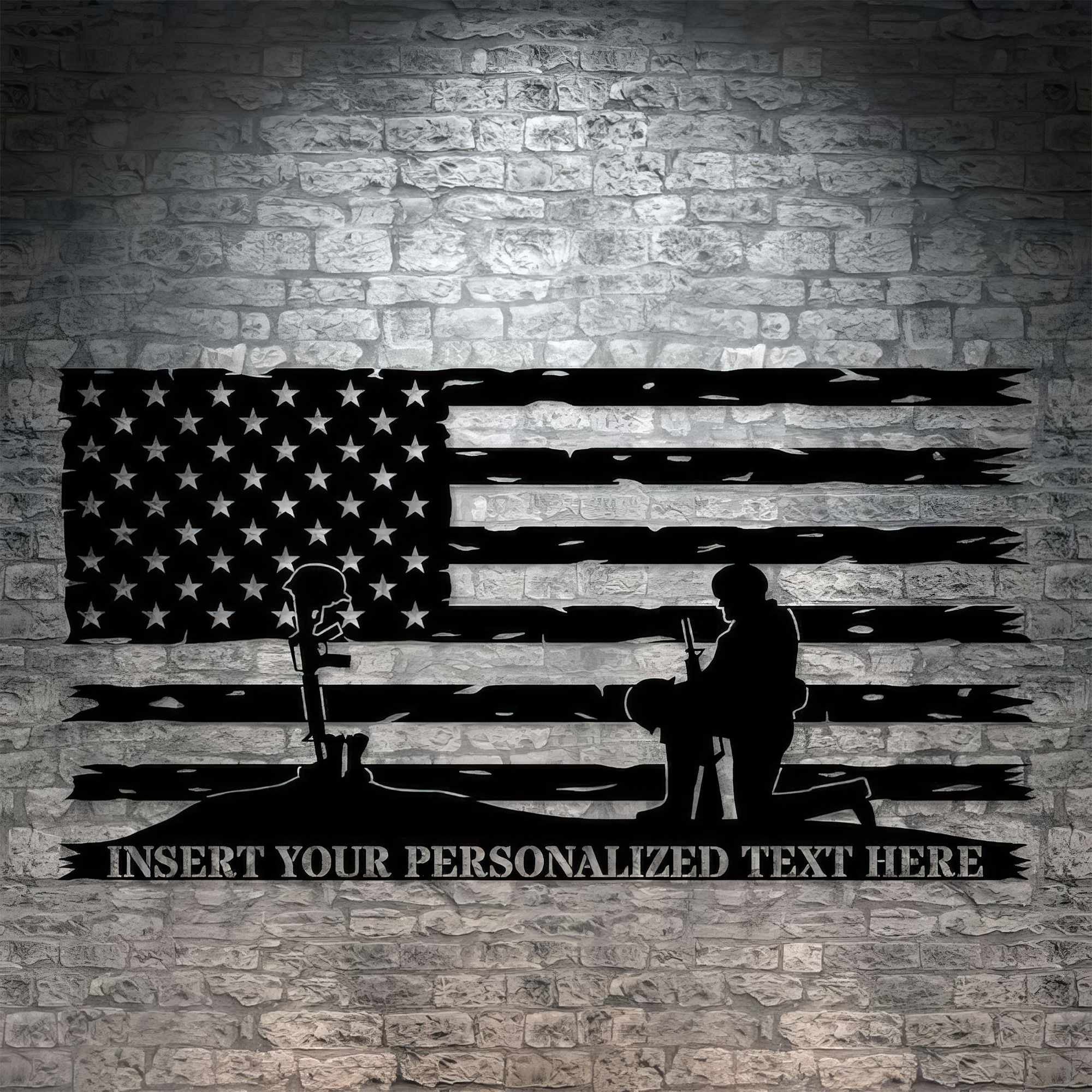 Premium Custom US Veteran Metal Signs VPVC901048, Gifts For US Veteran, Gifts For Memorial Day