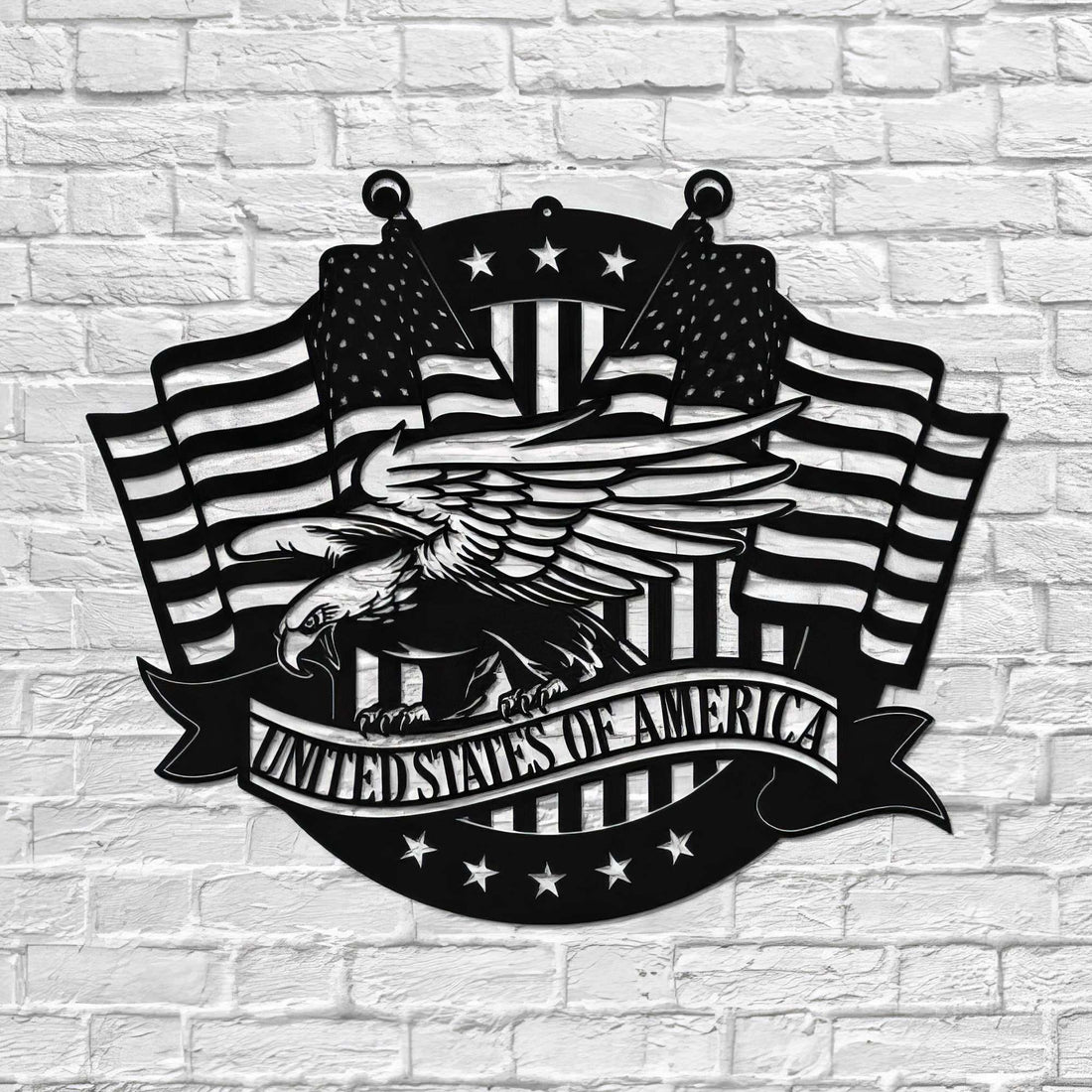 Premium US Veteran Metal Signs VPVC901067, Gifts For US Veterans, Eagle Sign USA Independence Day Veteran Day Home Decor Gift for Patriot