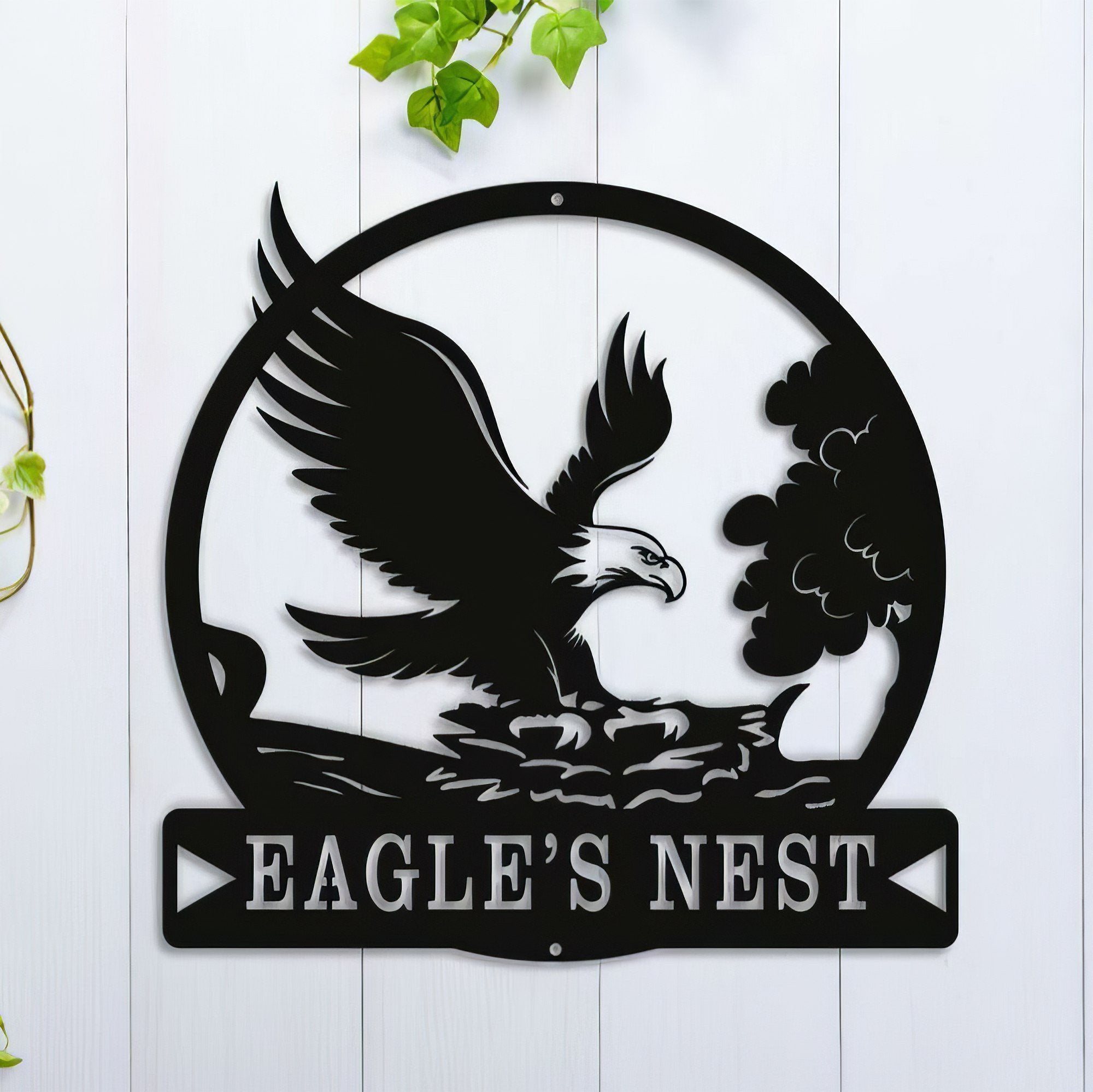 Premium US Veteran Metal Signs VPVC901070, Gifts For US Veterans, Eagle’s Nest Sign Independence Day Veteran Day Patriotic Decor