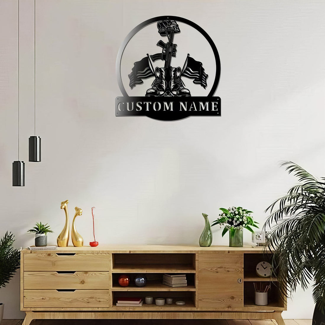 Premium US Veteran Metal Signs VPVC901072, Gifts For US Veterans, Fallen Soldier Memorial Day Sign Independence Day Veteran Day Patriotic Decor Gift