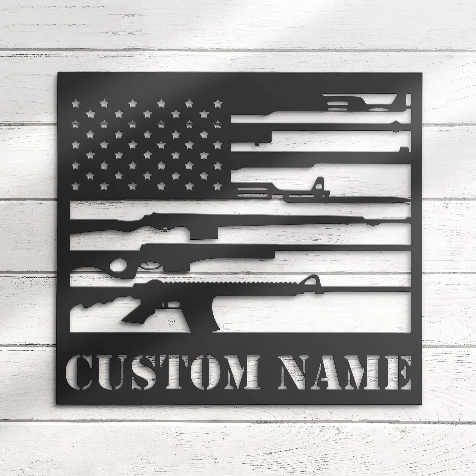Premium Custom US Veteran Metal Signs VPVC901085, Gifts For US Veterans
