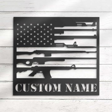 Premium Custom US Veteran Metal Signs VPVC901085, Gifts For US Veterans