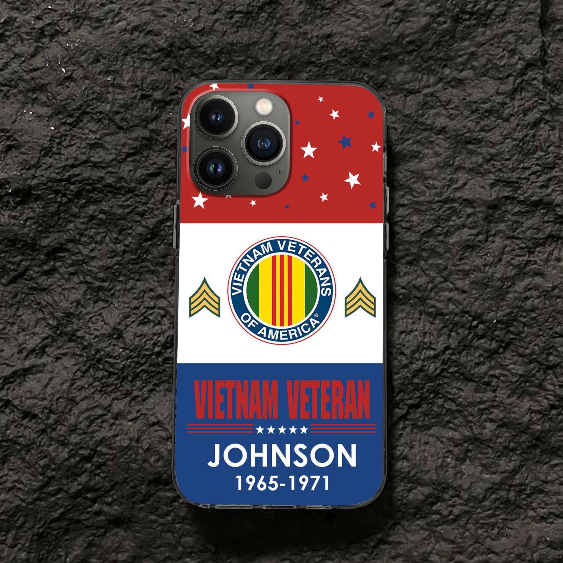 Vietnam Veteran Custom Phone Case VPVC501806, Gifts For Vietnam Veteran, Best Gifts On Father's Day, Armed Forces Day, Independence Day, Veterans Day.