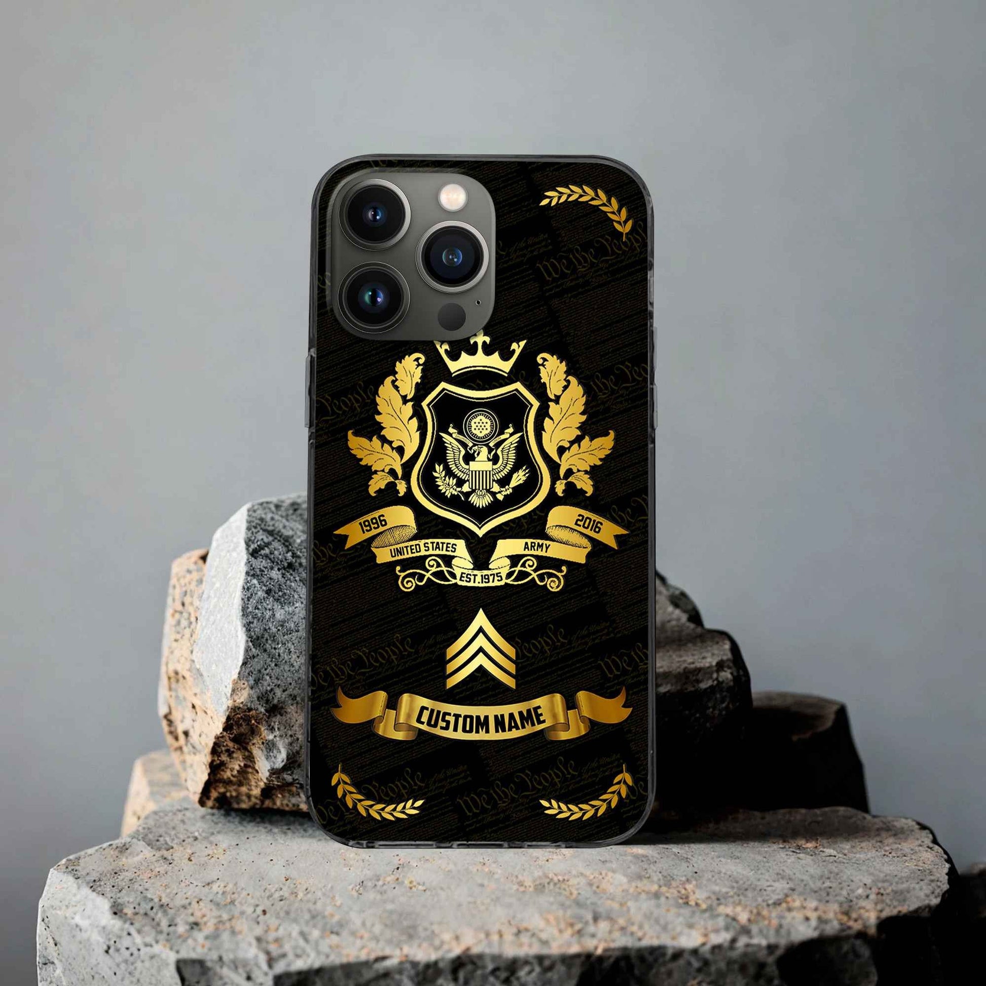 Premium Custom US Army Phone Case VPVC502001, Gifts For Army Veteran, Gifts For Dad, For Husband, Best Gifts On Father's Day, Armed Forces Day, Independence Day, Veterans Day.