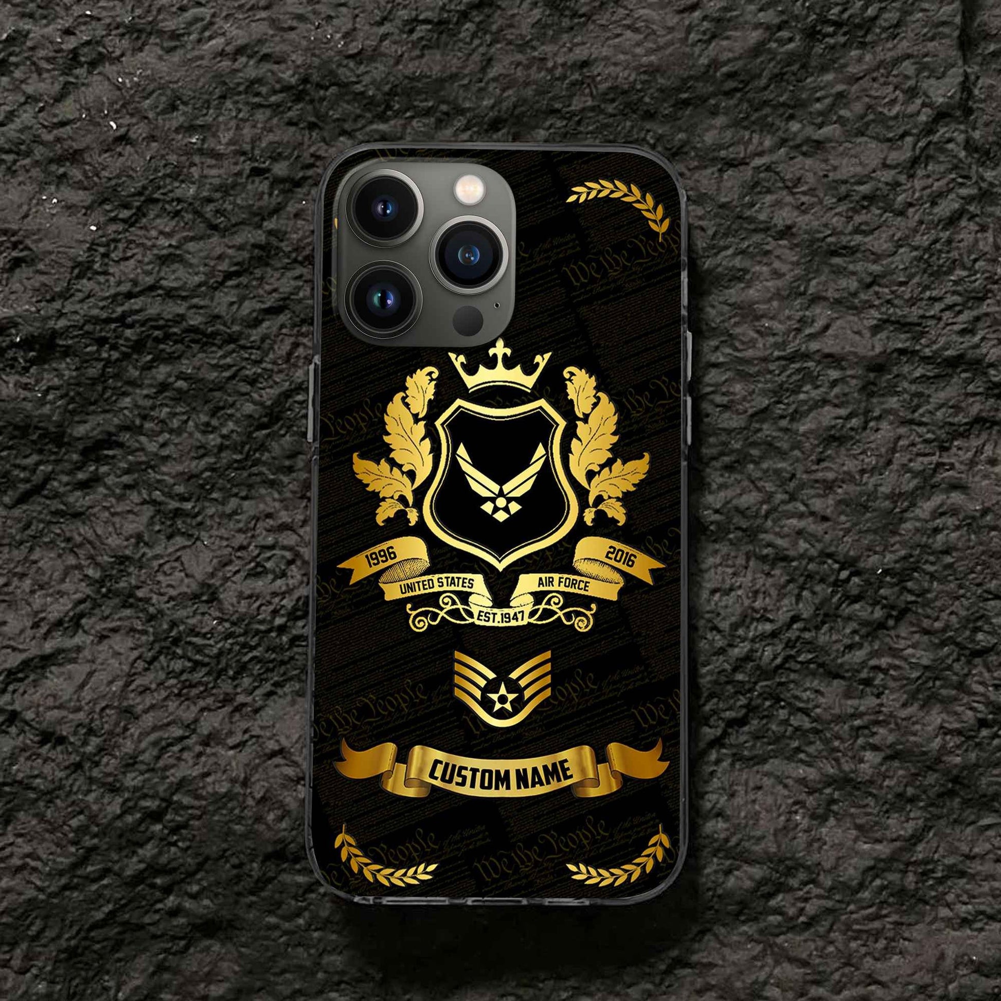 Premium Custom USAF Phone Case VPVC502004, Gifts For Air Force Veteran, Gifts For Dad, For Husband, Best Gifts On Father's Day, Armed Forces Day, Independence Day, Veterans Day.