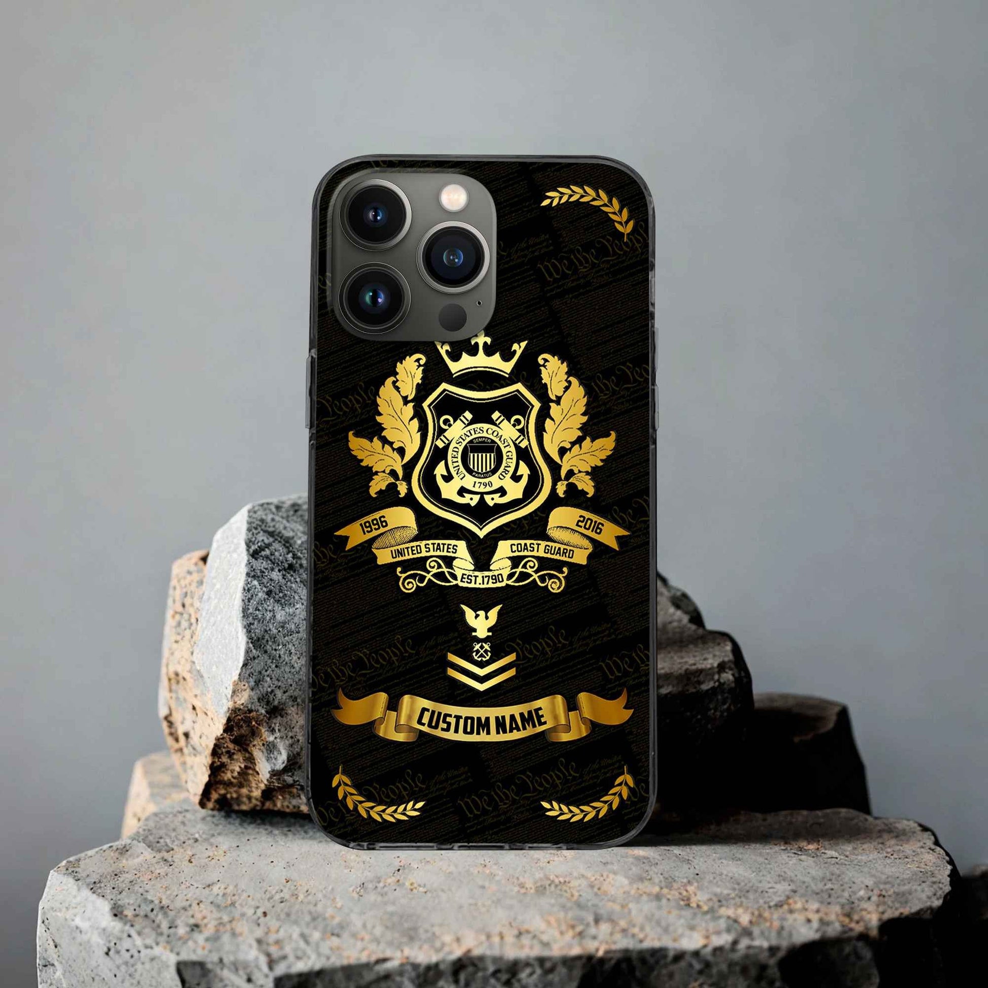 Premium Custom USCG Phone Case VPVC502005, Gifts For Coast Guard Veteran, Gifts For Dad, For Husband, Best Gifts On Father's Day, Armed Forces Day, Independence Day, Veterans Day.