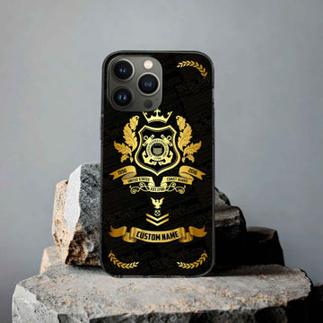 Premium Custom USCG Phone Case VPVC502005, Gifts For Coast Guard Veteran, Gifts For Dad, For Husband, Best Gifts On Father's Day, Armed Forces Day, Independence Day, Veterans Day.
