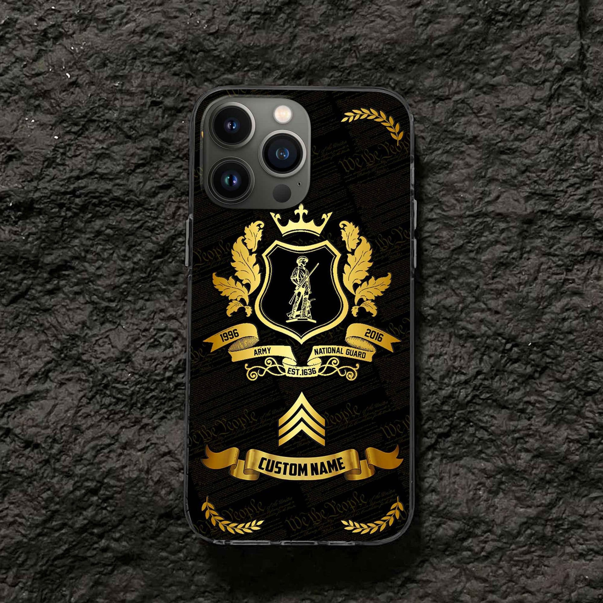 Premium Custom US Army National Guard Phone Case VPVC502008, Gifts For Army National Guard Veteran, Gifts For Dad, For Husband, Best Gifts On Father's Day, Armed Forces Day, Independence Day, Veterans Day.
