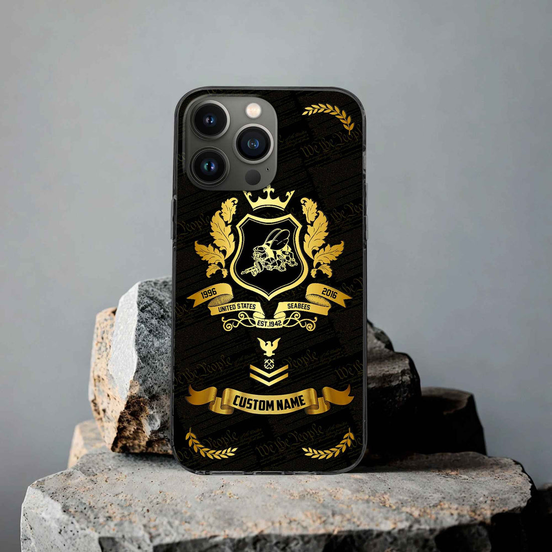Premium Custom US Seabees Phone Case VPVC502009, Gifts For Seabees Veteran, Gifts For Dad, For Husband, Best Gifts On Father's Day, Armed Forces Day, Independence Day, Veterans Day.