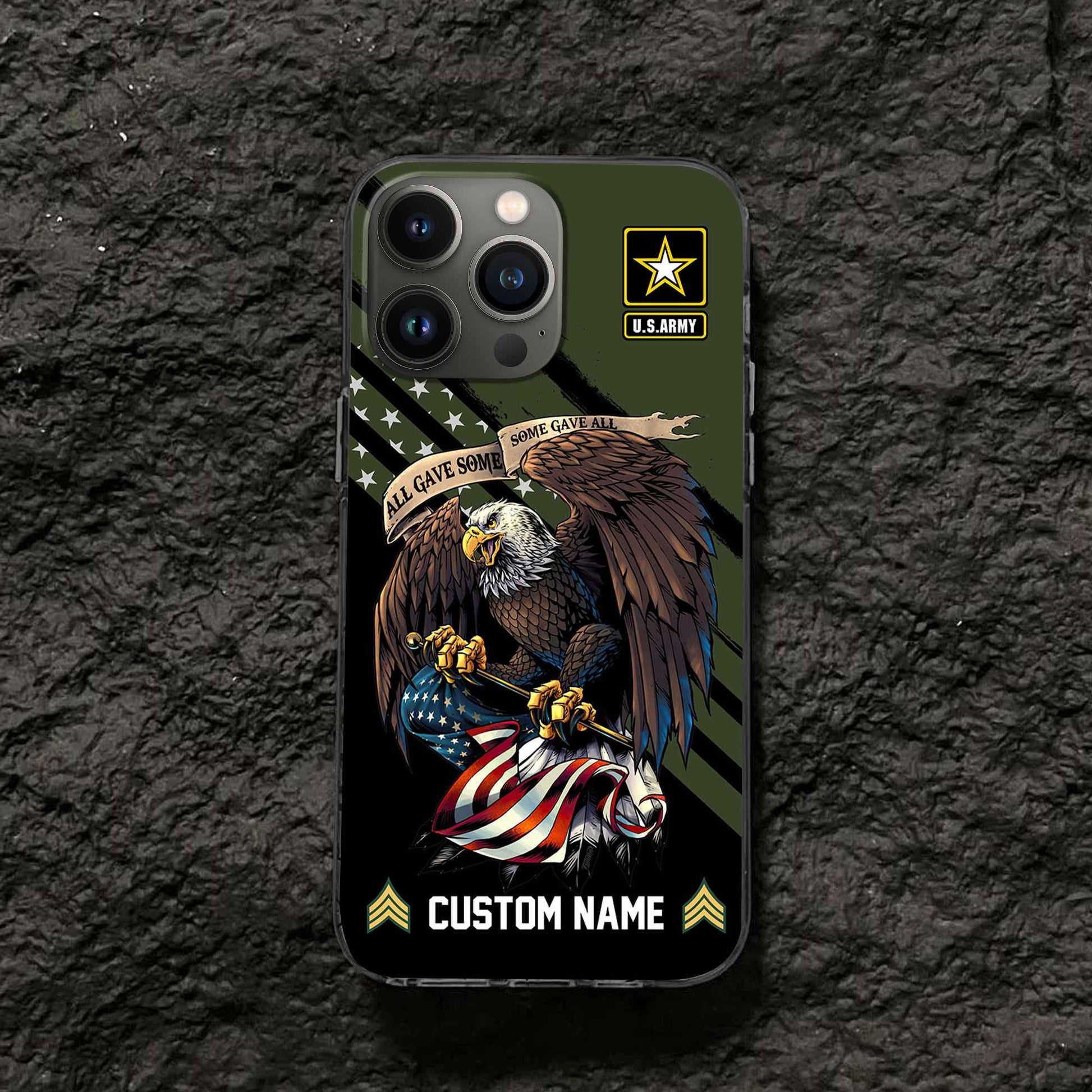 Premium Custom US Army Phone Case VPVC502301, Gifts For Army Veteran, Best Gifts On Father's Day, Armed Forces Day, Independence Day, Veterans Day.