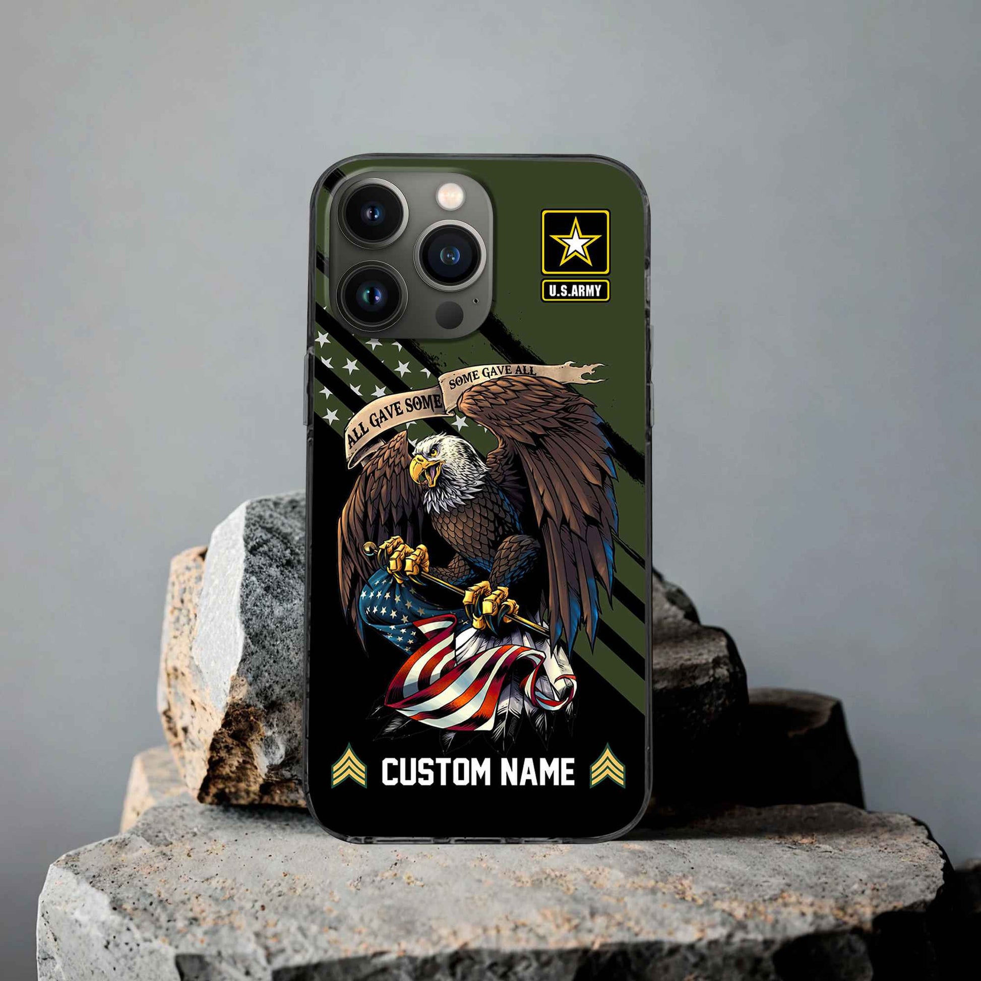 Premium Custom US Army Phone Case VPVC502301, Gifts For Army Veteran, Best Gifts On Father's Day, Armed Forces Day, Independence Day, Veterans Day.