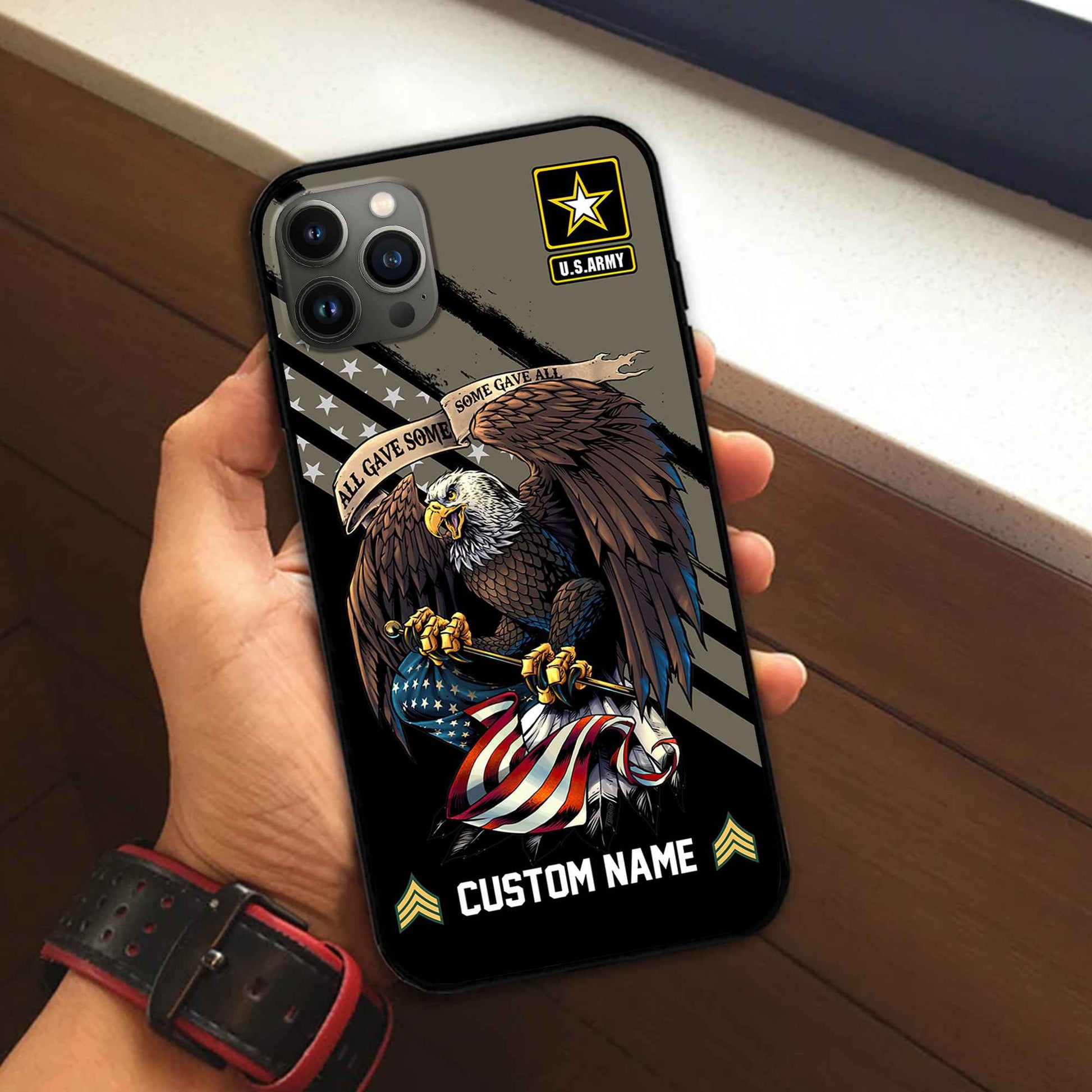 Premium Custom US Army Phone Case VPVC502310, Gifts For Army Veteran, Best Gifts On Father's Day, Armed Forces Day, Independence Day, Veterans Day.