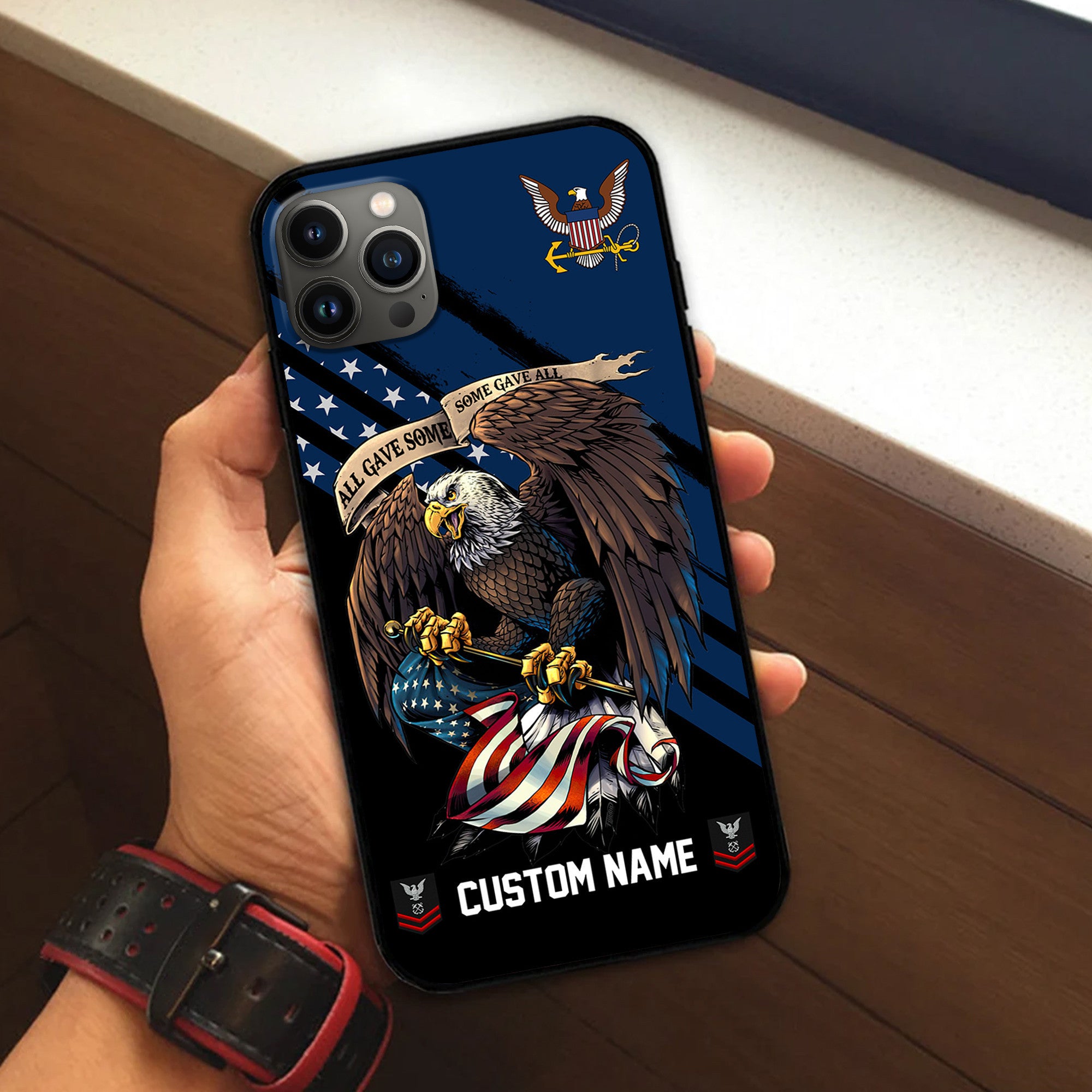 Premium Custom US Navy Phone Case VPVC502302, Gifts For Navy Veteran, Best Gifts On Father's Day, Armed Forces Day, Independence Day, Veterans Day.