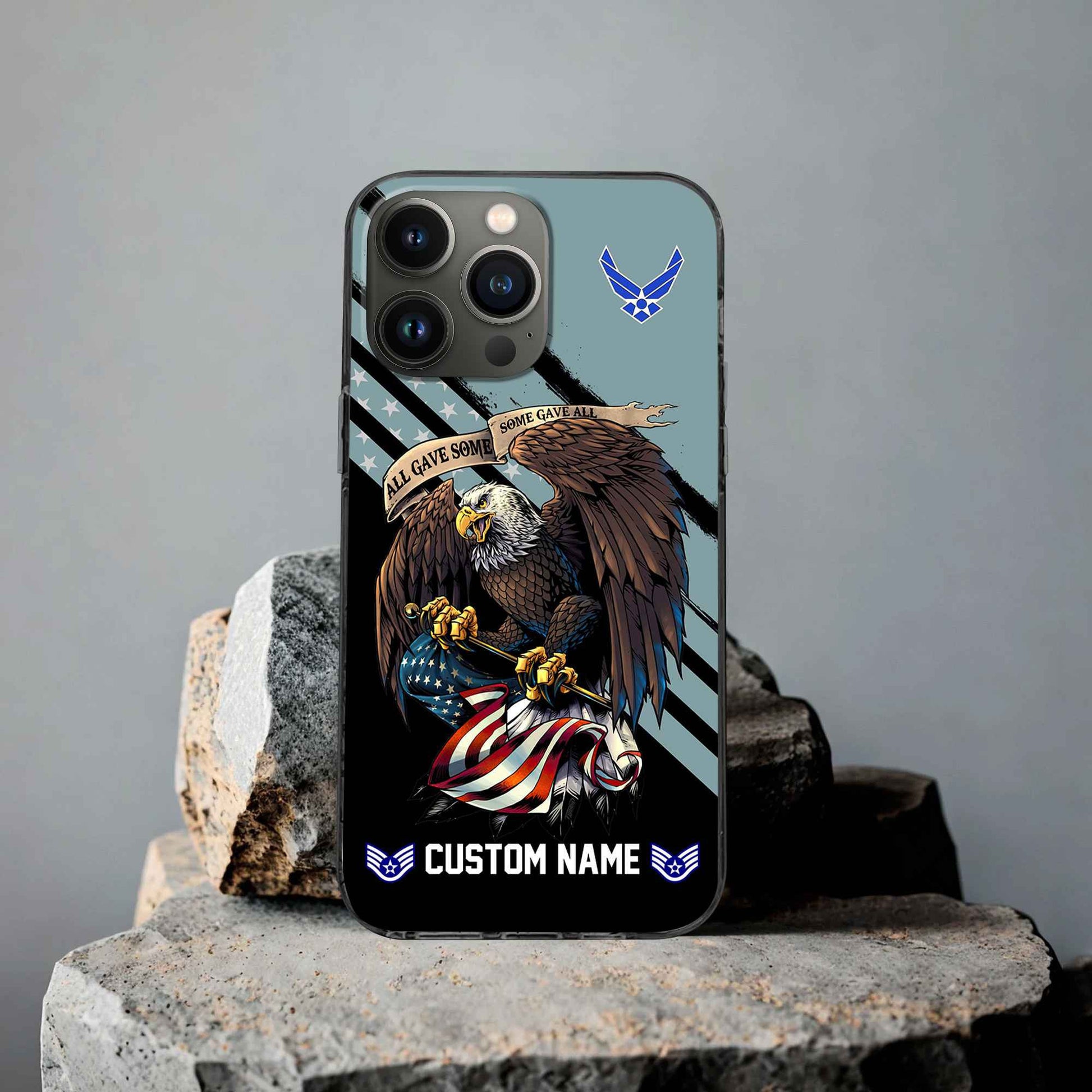 Premium Custom USAF Phone Case VPVC502304, Gifts For Air Force Veteran, Best Gifts On Father's Day, Armed Forces Day, Independence Day, Veterans Day.
