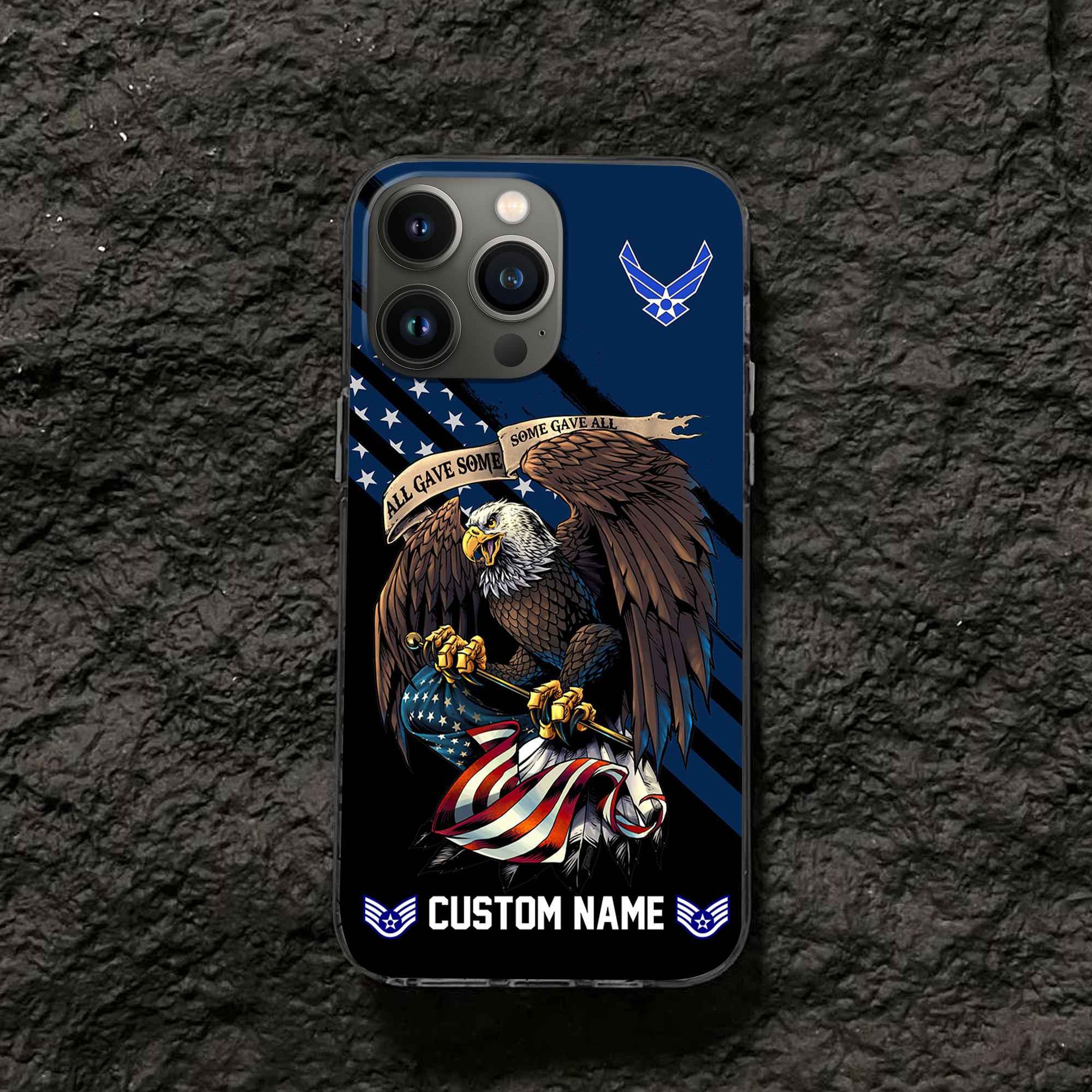 Premium Custom USAF Phone Case VPVC502312, Gifts For Air Force Veteran, Best Gifts On Father's Day, Armed Forces Day, Independence Day, Veterans Day.