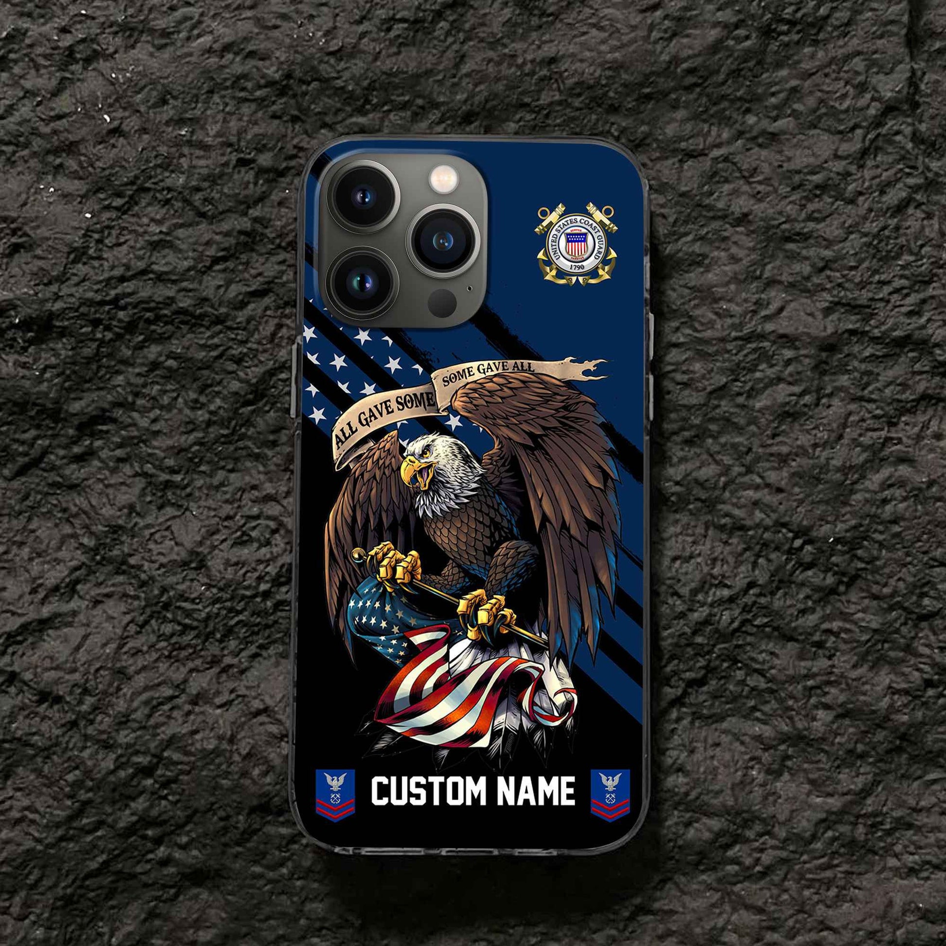 Premium Custom USCG Phone Case VPVC502305, Gifts For Coast Guard Veteran, Best Gifts On Father's Day, Armed Forces Day, Independence Day, Veterans Day.