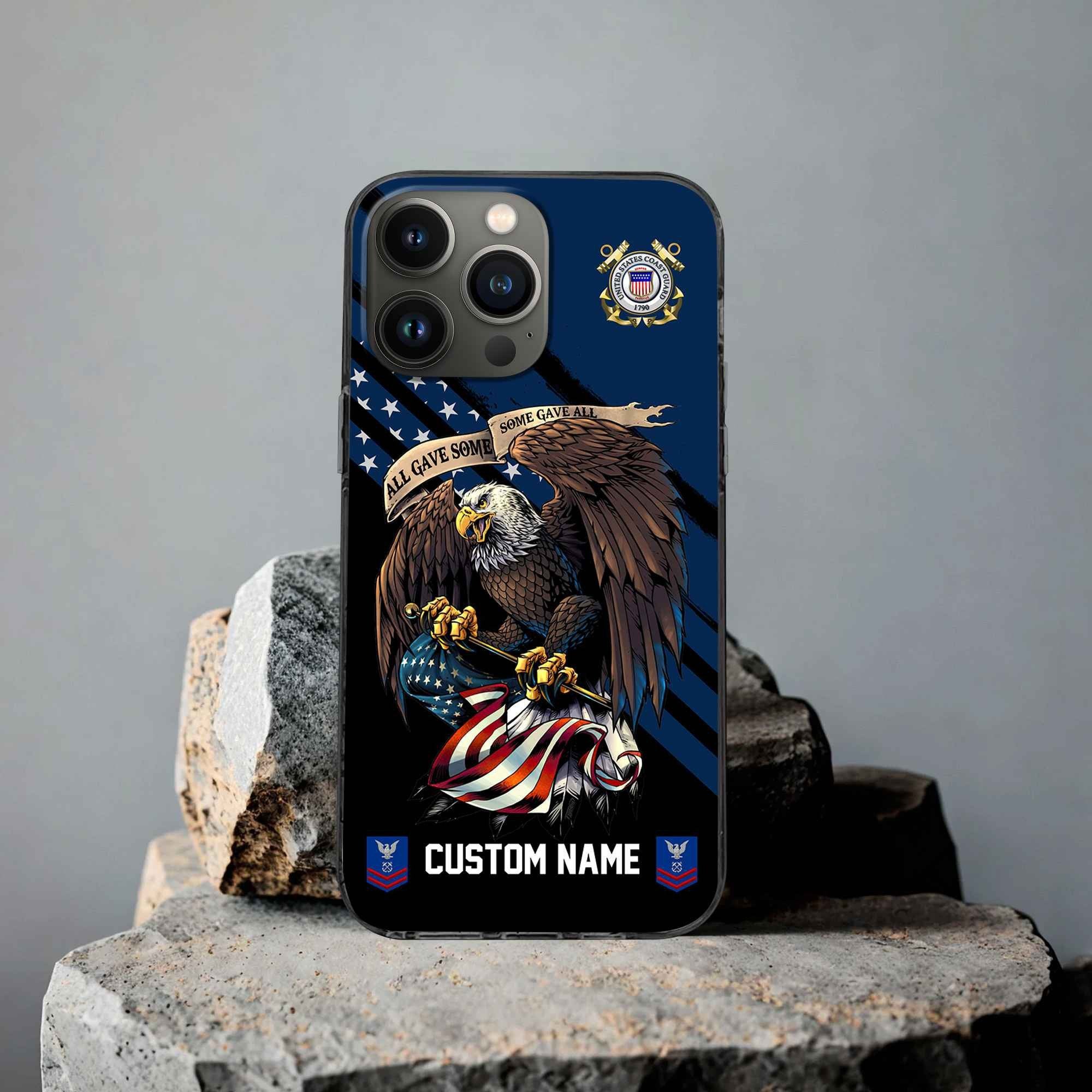 Premium Custom USCG Phone Case VPVC502305, Gifts For Coast Guard Veteran, Best Gifts On Father's Day, Armed Forces Day, Independence Day, Veterans Day.