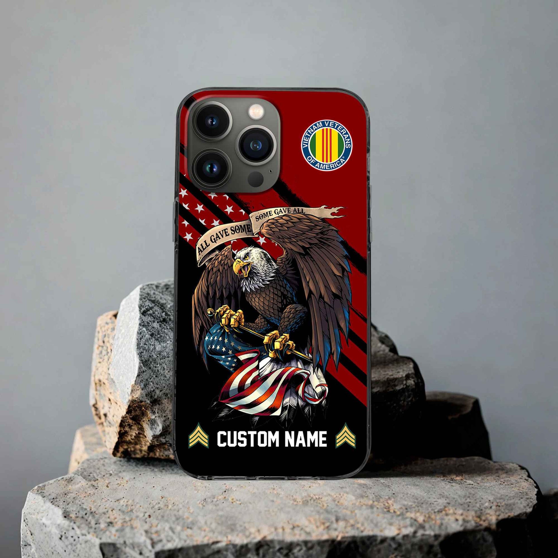 Premium Custom Vietnam Veteran Phone Case VPVC502306, Gifts For Vietnam Veteran, Best Gifts On Father's Day, Armed Forces Day, Independence Day, Veterans Day.
