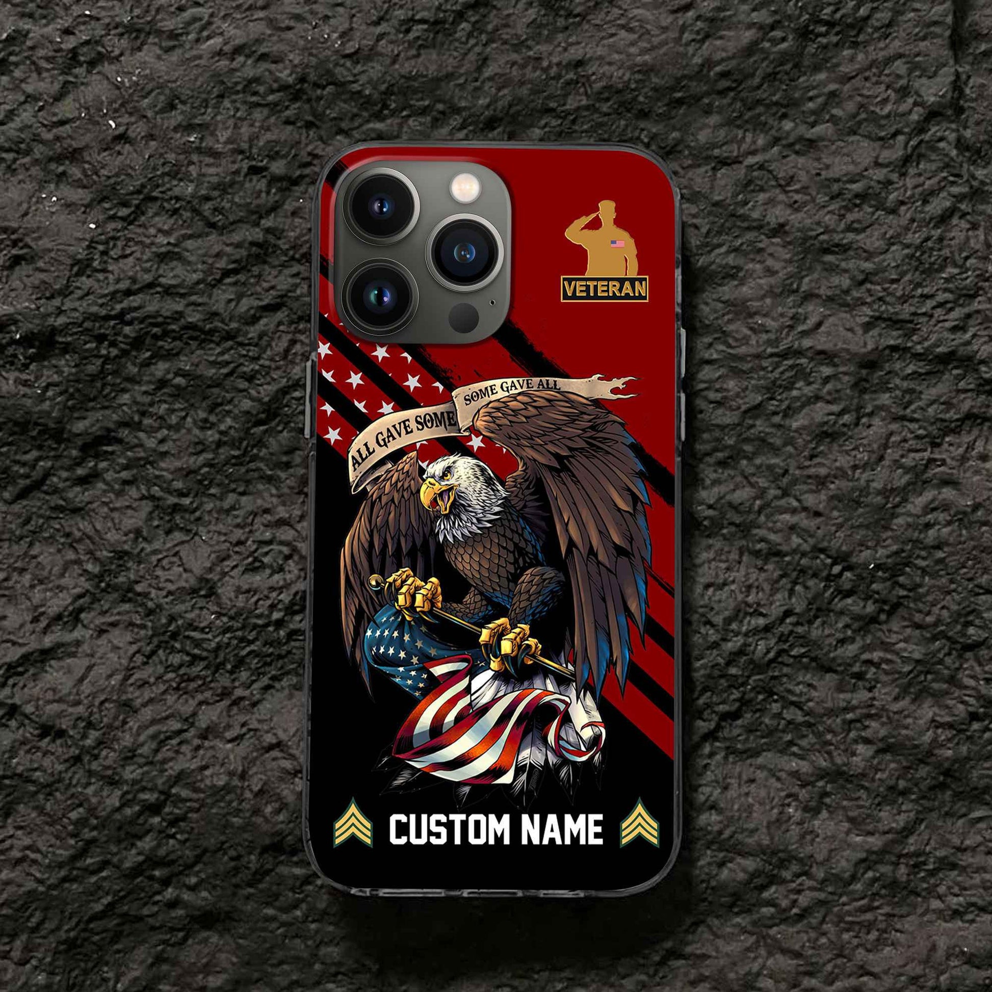 Premium Custom US Veteran Phone Case VPVC502307, Gifts For US Veteran, Best Gifts On Father's Day, Armed Forces Day, Independence Day, Veterans Day.