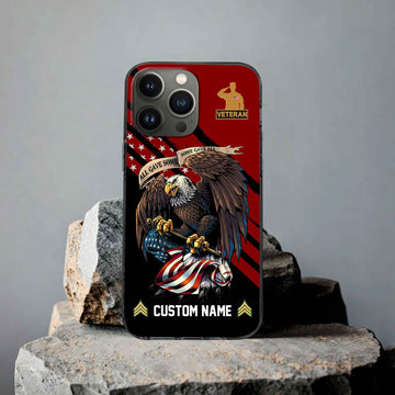 Premium Custom US Veteran Phone Case VPVC502307, Gifts For US Veteran, Best Gifts On Father's Day, Armed Forces Day, Independence Day, Veterans Day.
