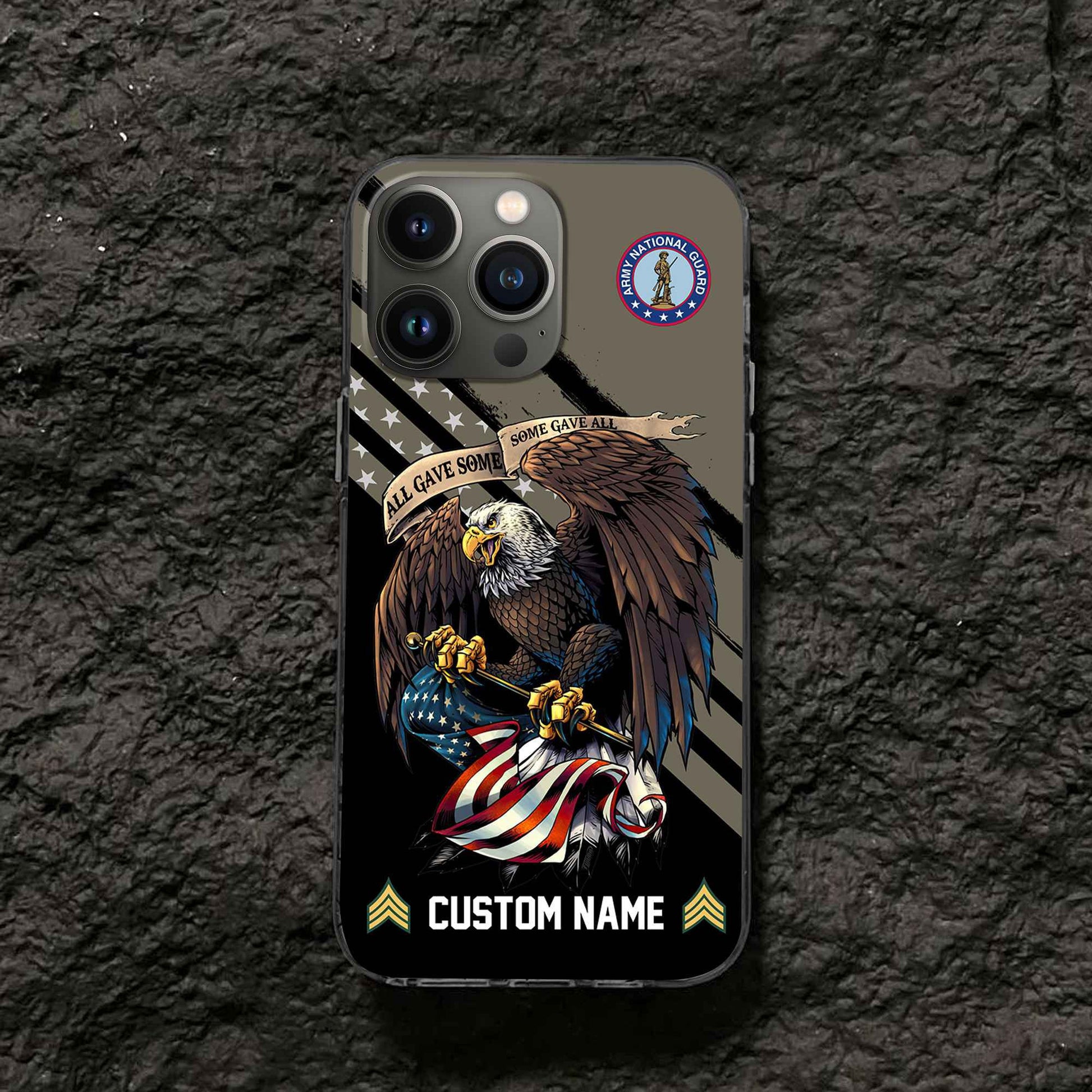 Premium Custom US Army National Guard Phone Case VPVC502308, Gifts For Army National Guard Veteran, Best Gifts On Father's Day, Armed Forces Day, Independence Day, Veterans Day.