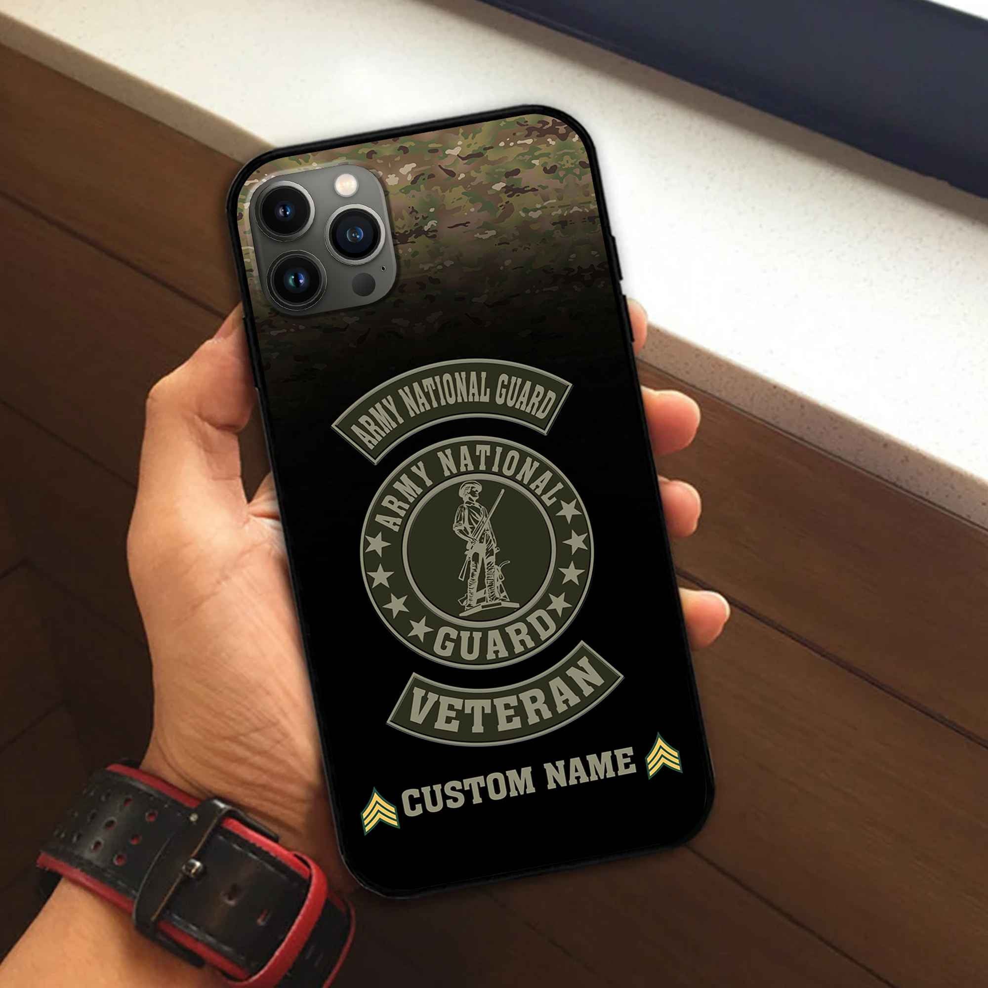 US Army National Guard Custom Phone Case VPVC502408, Gifts For Army National Guard Veteran, Best Gifts On Father's Day, Armed Forces Day, Independence Day, Veterans Day.