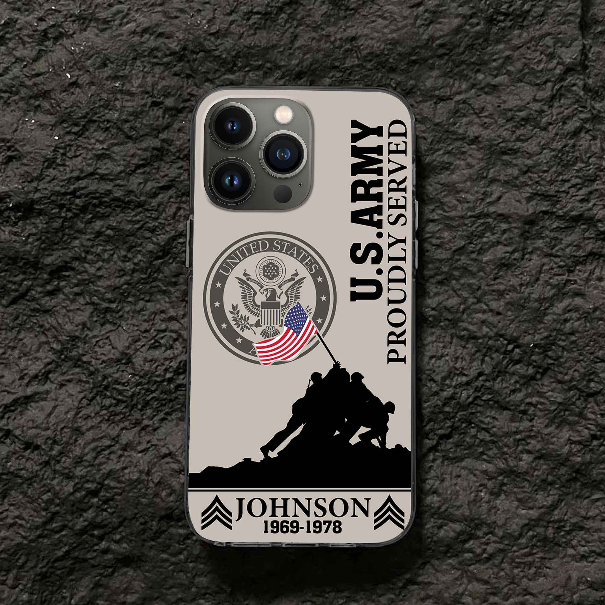 Premium Custom US Army Phone Case VPVC502601, Gifts For Army Veteran, Gifts For Dad, For Husband, Best Gifts On Father's Day, Armed Forces Day, Independence Day, Veterans Day.