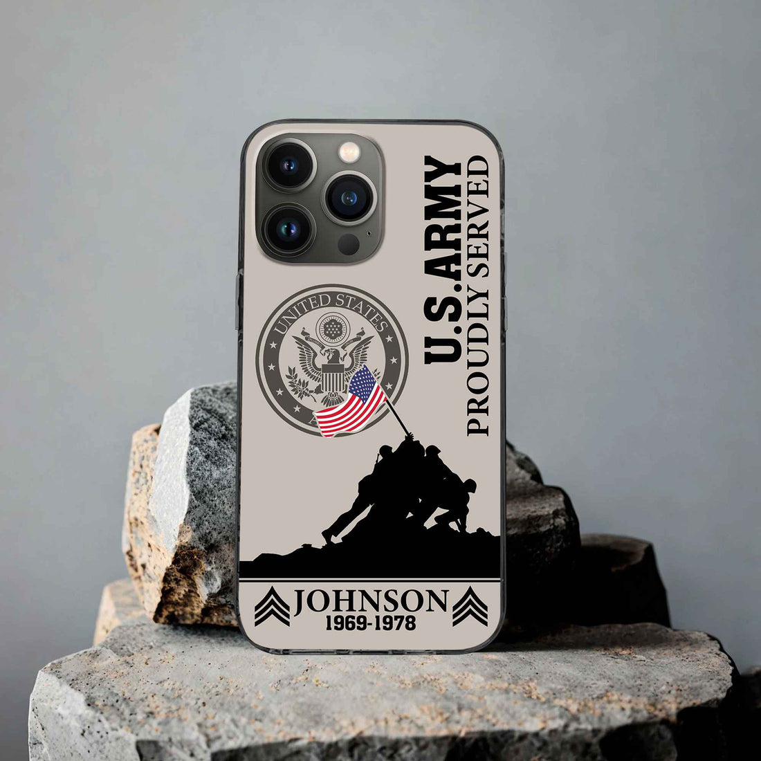 Premium Custom US Army Phone Case VPVC502601, Gifts For Army Veteran, Gifts For Dad, For Husband, Best Gifts On Father's Day, Armed Forces Day, Independence Day, Veterans Day.