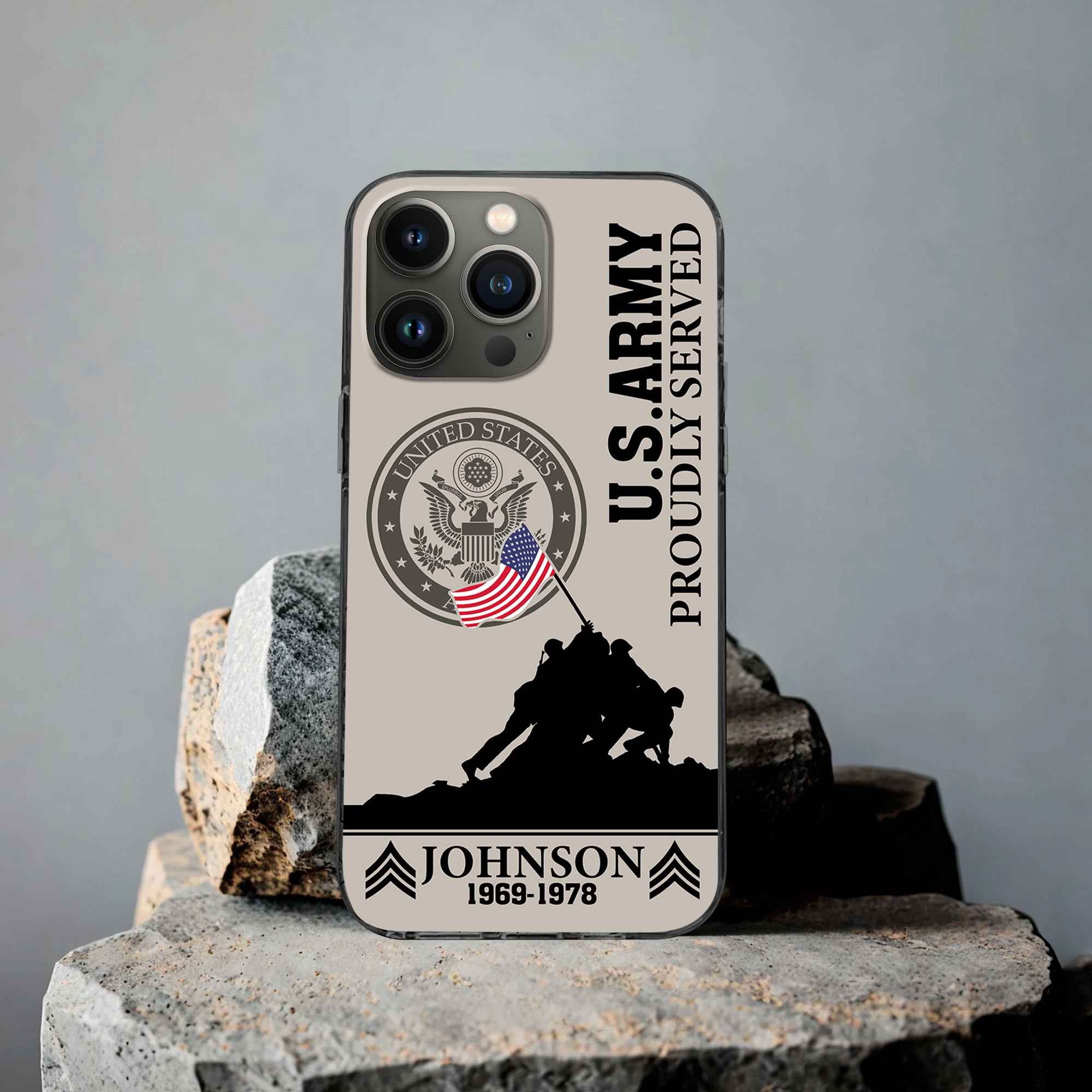 Premium Custom US Army Phone Case VPVC502601, Gifts For Army Veteran, Gifts For Dad, For Husband, Best Gifts On Father's Day, Armed Forces Day, Independence Day, Veterans Day.