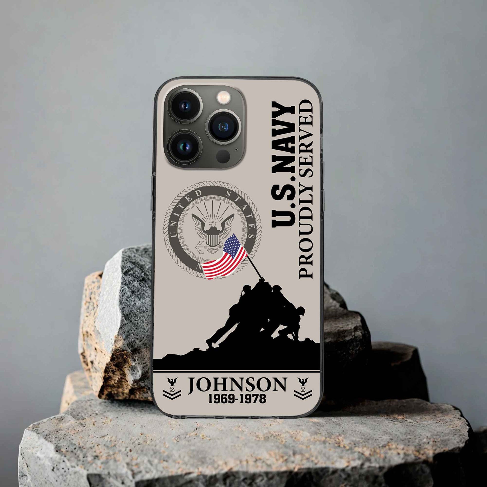 Premium Custom US Navy Phone Case VPVC502602, Gifts For Navy Veteran, Gifts For Dad, For Husband, Best Gifts On Father's Day, Armed Forces Day, Independence Day, Veterans Day.